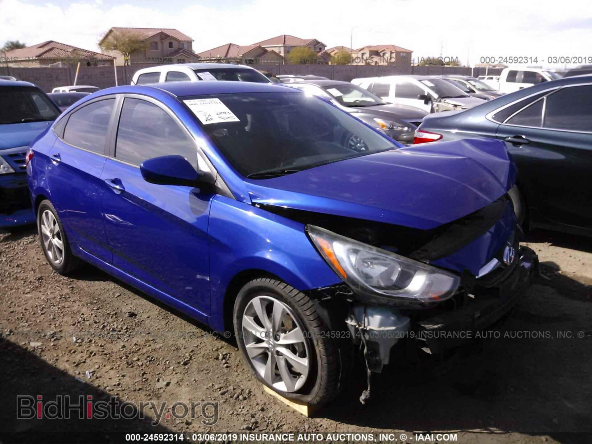 Фотография KMHCU4AE1CU063622 - HYUNDAI ACCENT 2012