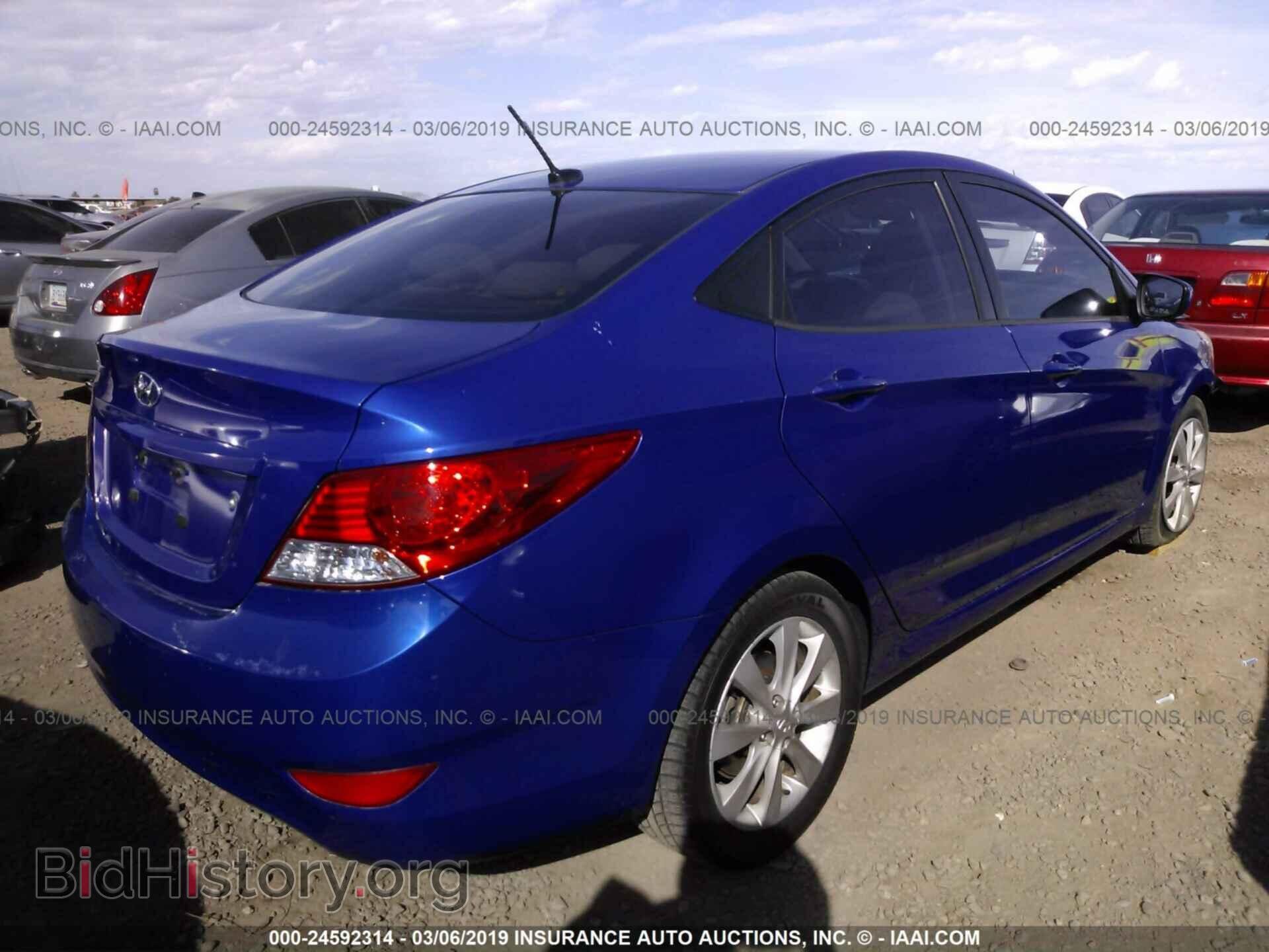 2012 HYUNDAI ACCENT - VIN: KMHCU4AE1CU063622 - Фото 4