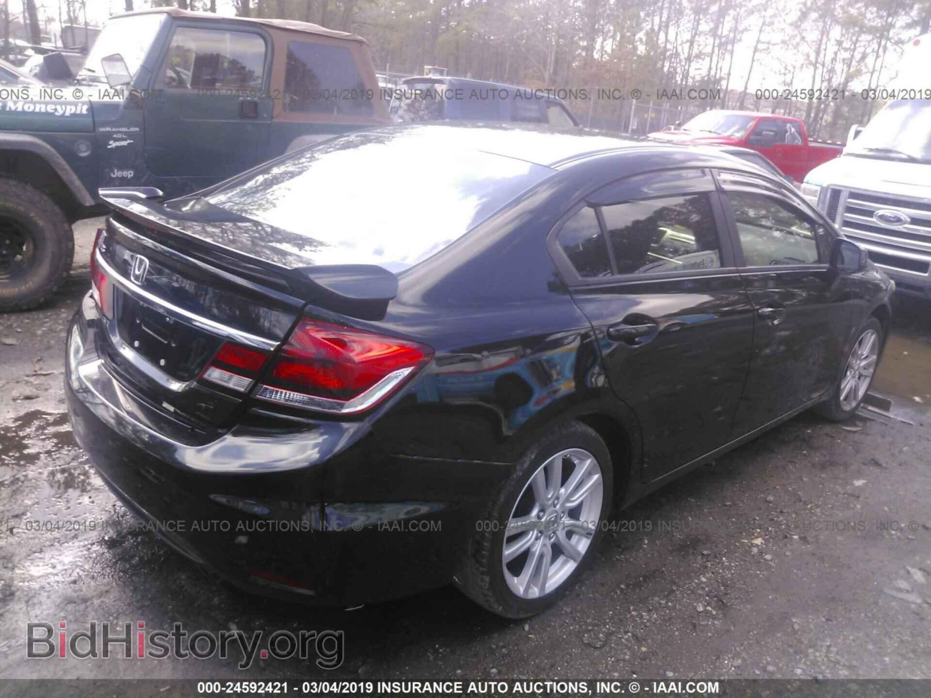 2013 HONDA CIVIC - VIN: 19XFB2F5XDE023673 - Фото 4