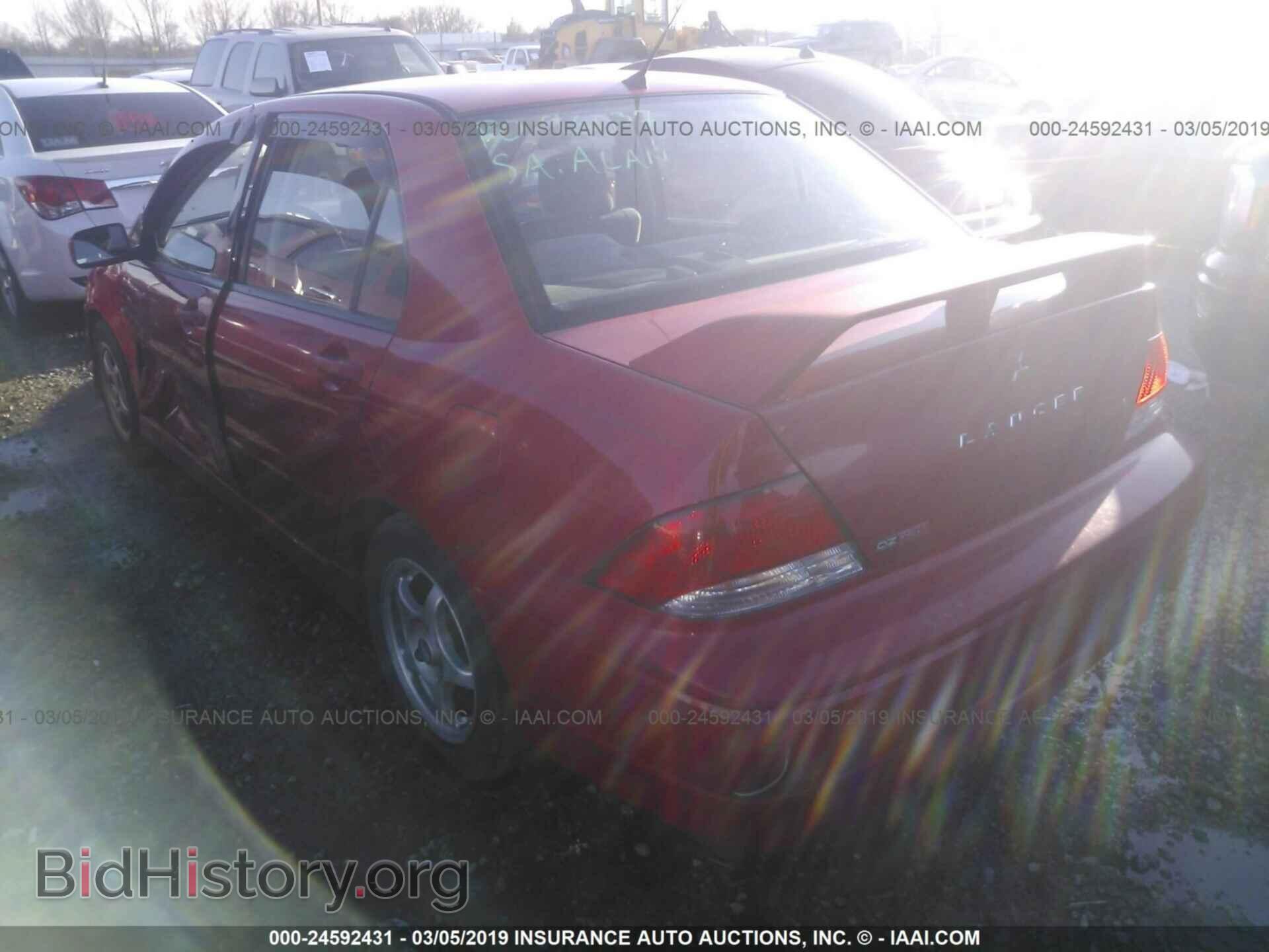 2003 MITSUBISHI LANCER - VIN: JA3AJ86E83U025470 - Фото 3