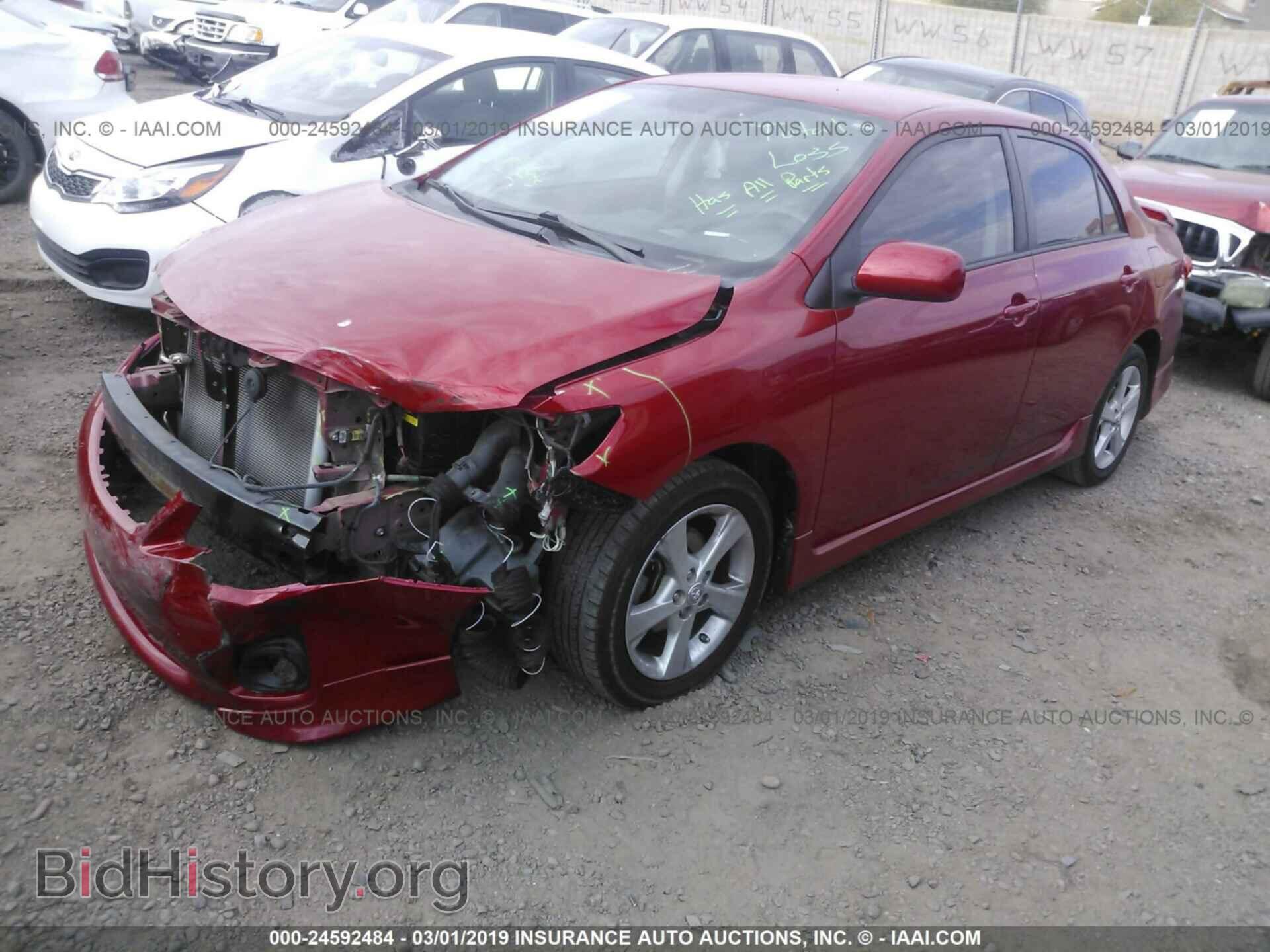 2013 TOYOTA COROLLA - VIN: 5YFBU4EE0DP196462 - Фото 2