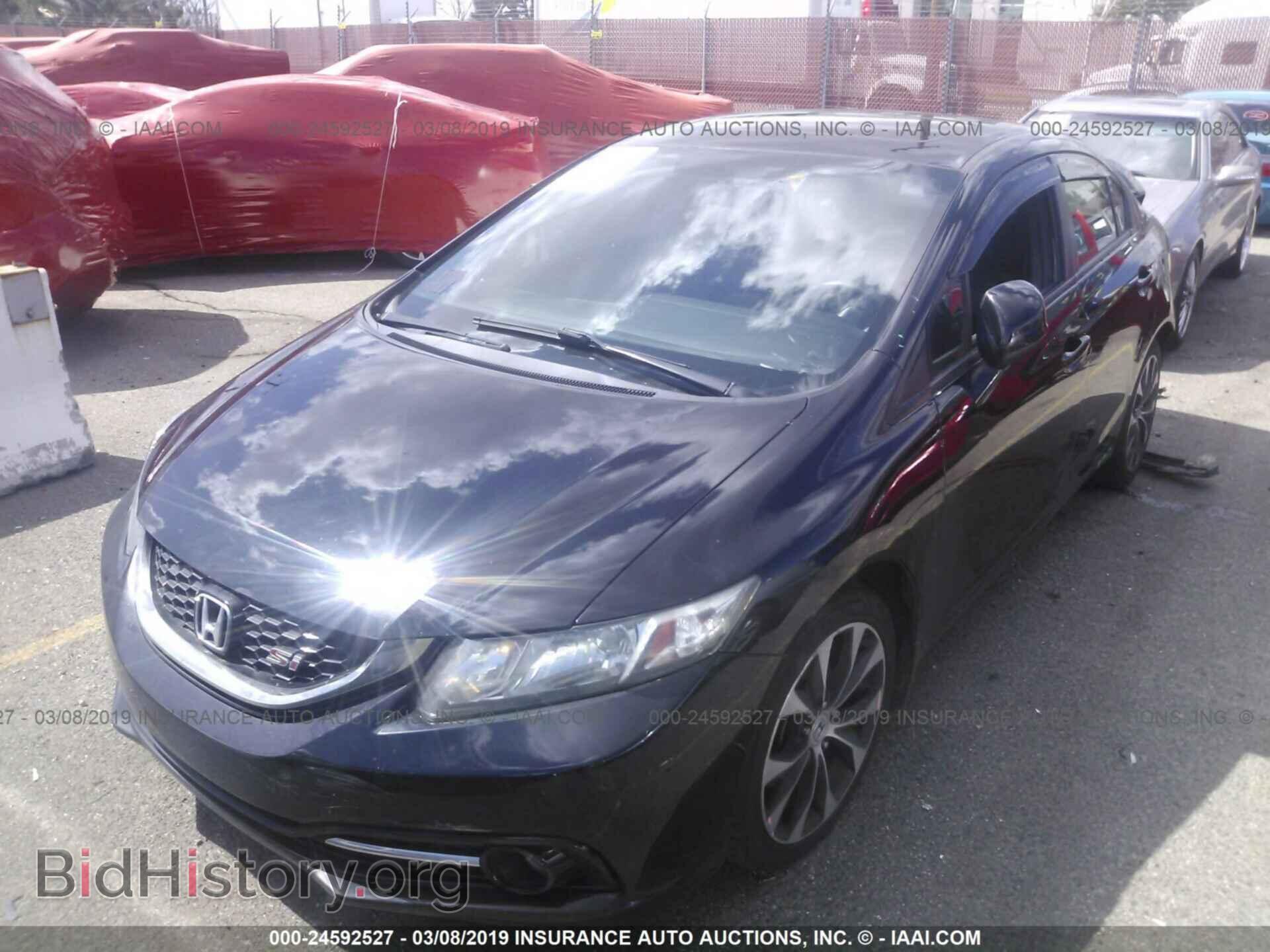 2013 HONDA CIVIC - VIN: 2HGFB6E58DH704672 - Фото 2