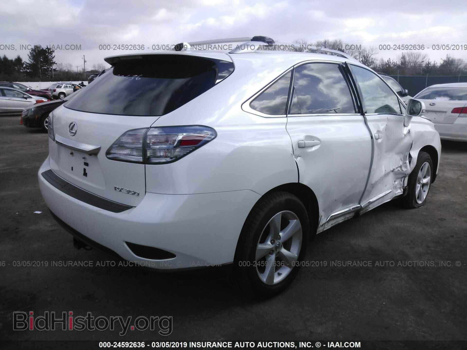 2012 LEXUS RX - VIN: 2T2BK1BA6CC148528 - Фото 4