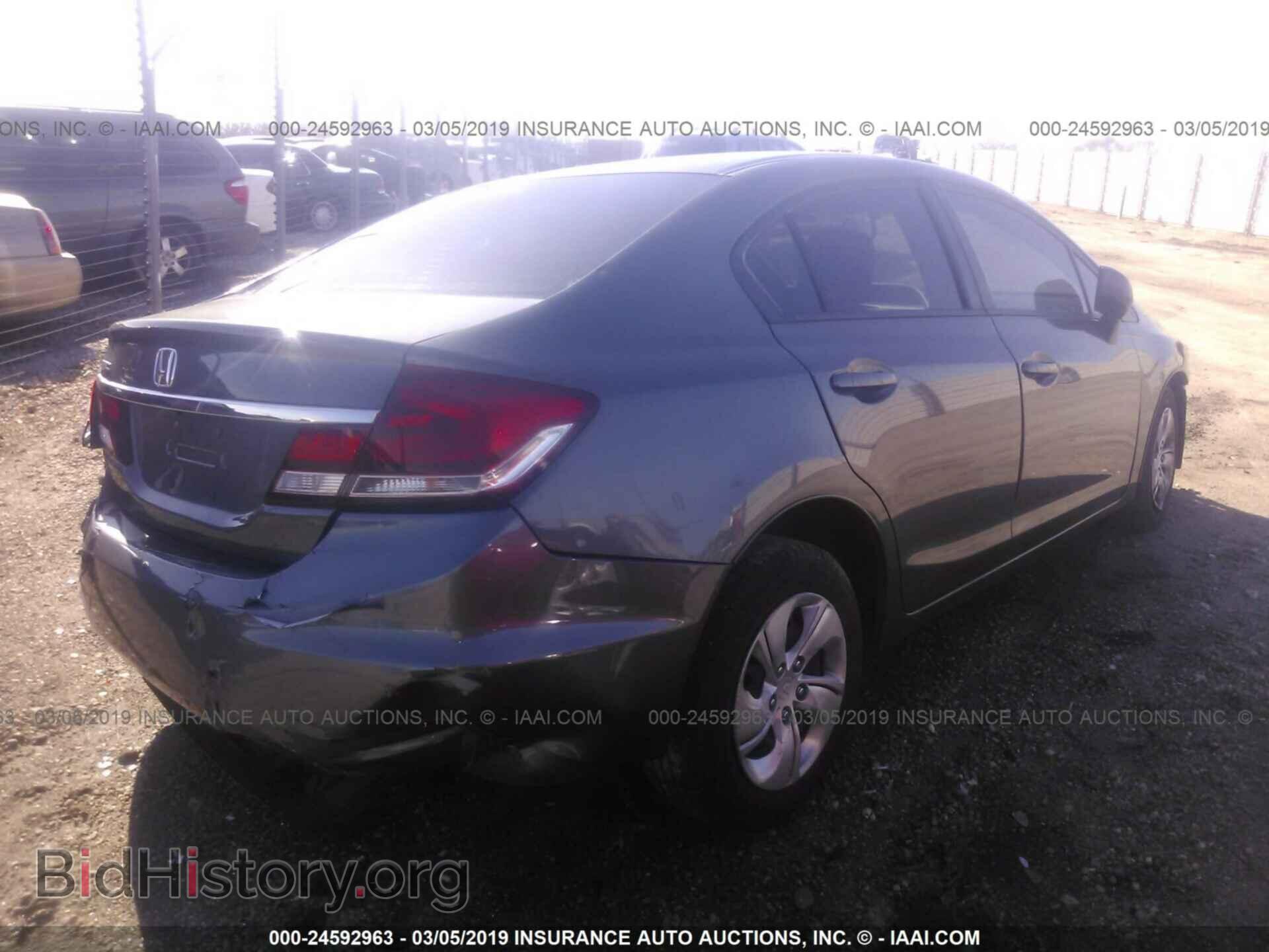 2013 HONDA CIVIC - VIN: 19XFB2F54DE069516 - Фото 4