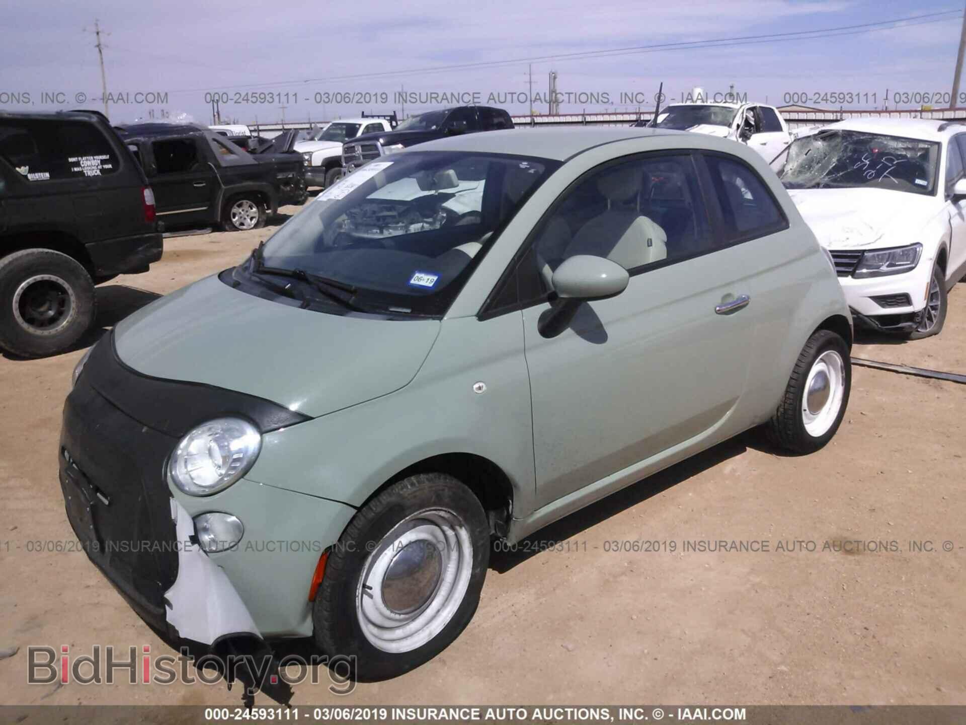 2012 FIAT 500 - VIN: 3C3CFFARXCT385011 - Фото 2