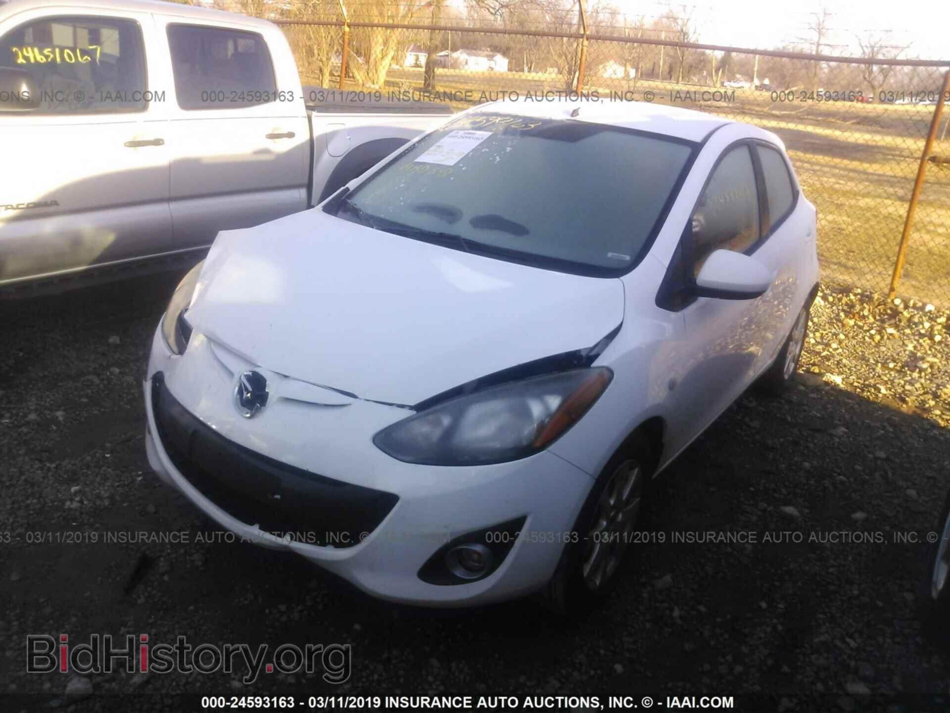 2013 MAZDA MAZDA2 - VIN: JM1DE1LY7D0160134 - Photo 2