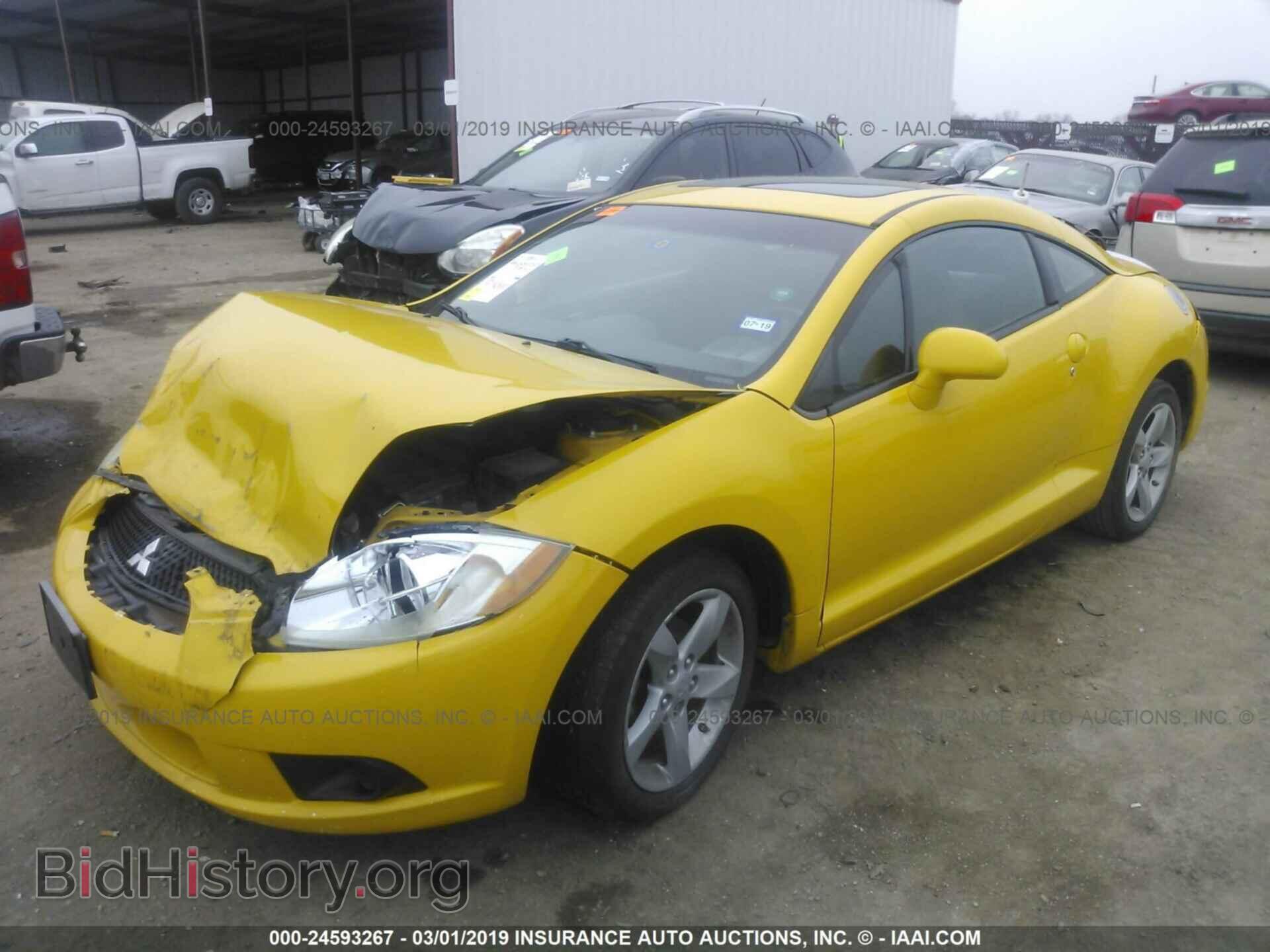 2009 MITSUBISHI ECLIPSE - VIN: 4A3AK24F19E021610 - Фото 2