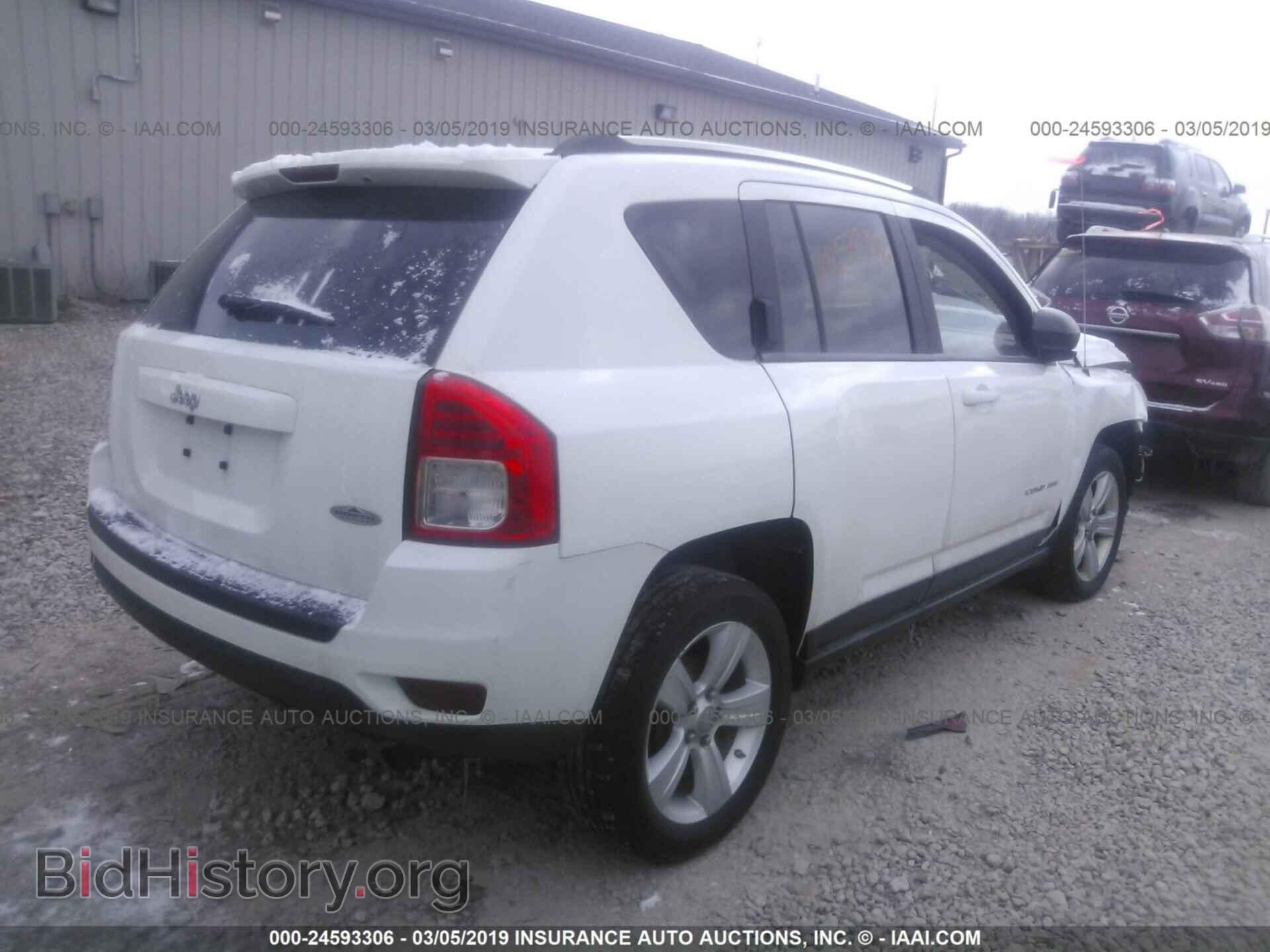 2012 JEEP COMPASS - VIN: 1C4NJCAB0CD648357 - Фото 4