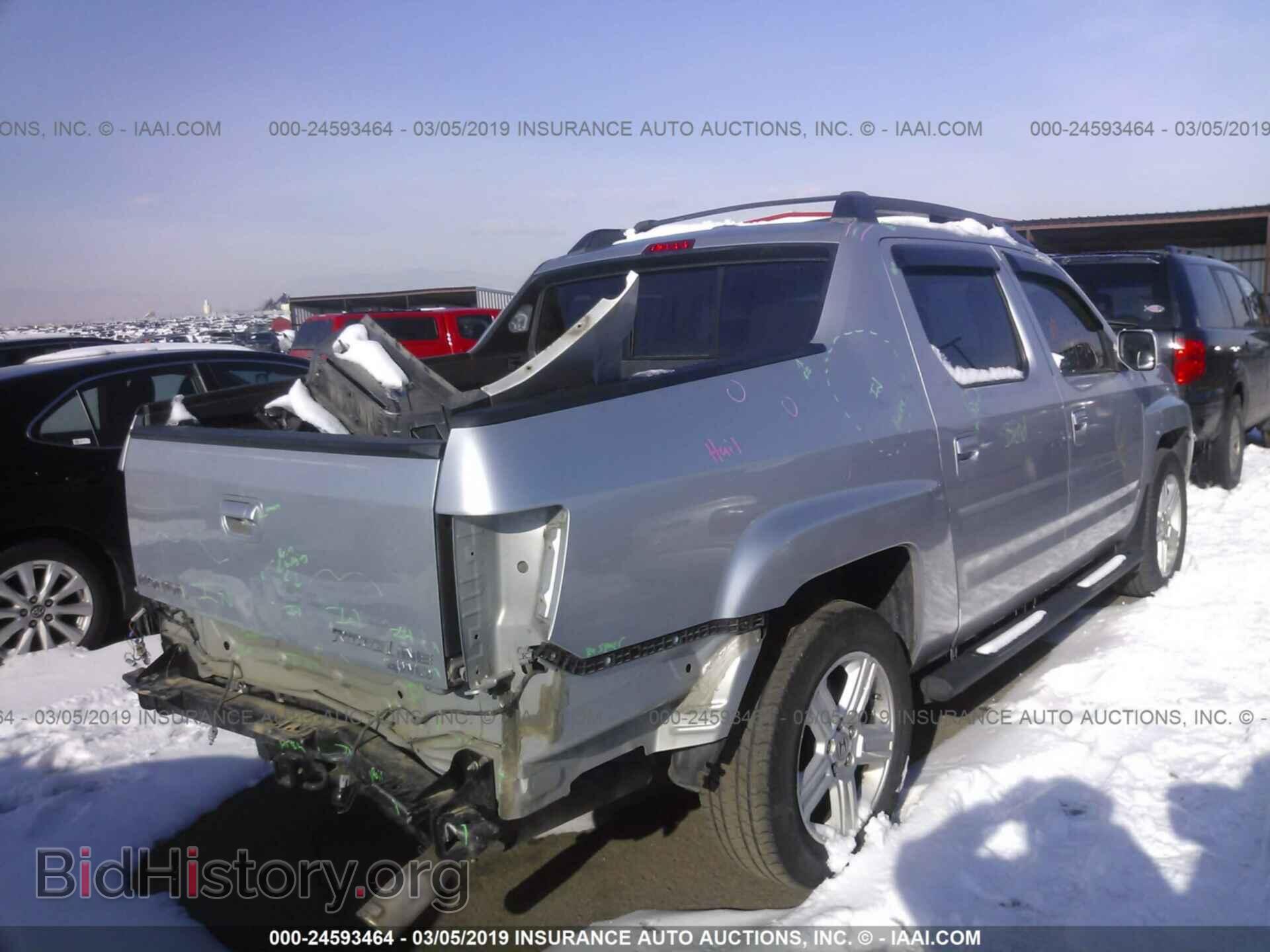 2011 HONDA RIDGELINE - VIN: 5FPYK1F5XBB002274 - Фото 4