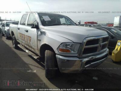 2011 Dodge RAM 2500, white — VIN 3D7TT2CT4BG587362, IAAI