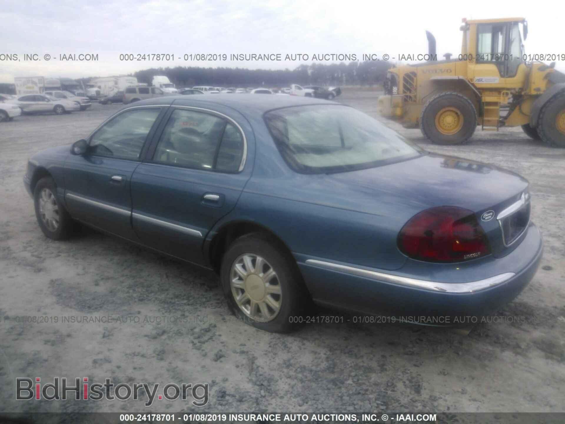 2001 LINCOLN CONTINENTAL - VIN: 1LNHM97V91Y644429 - Фото 3