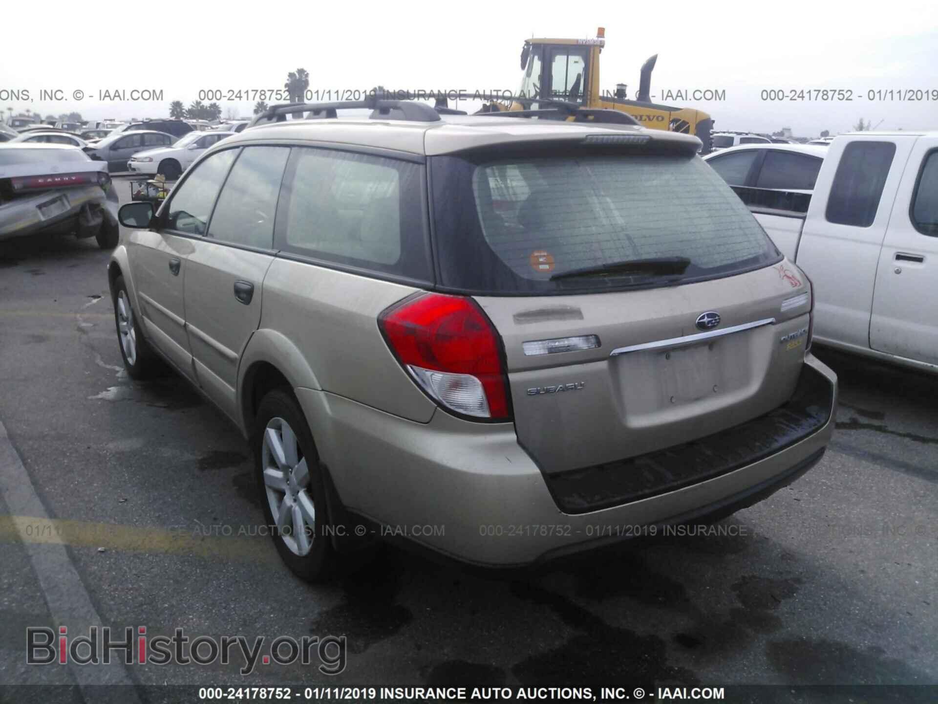 2009 SUBARU OUTBACK - VIN: 4S4BP61C597321144 - Фото 3