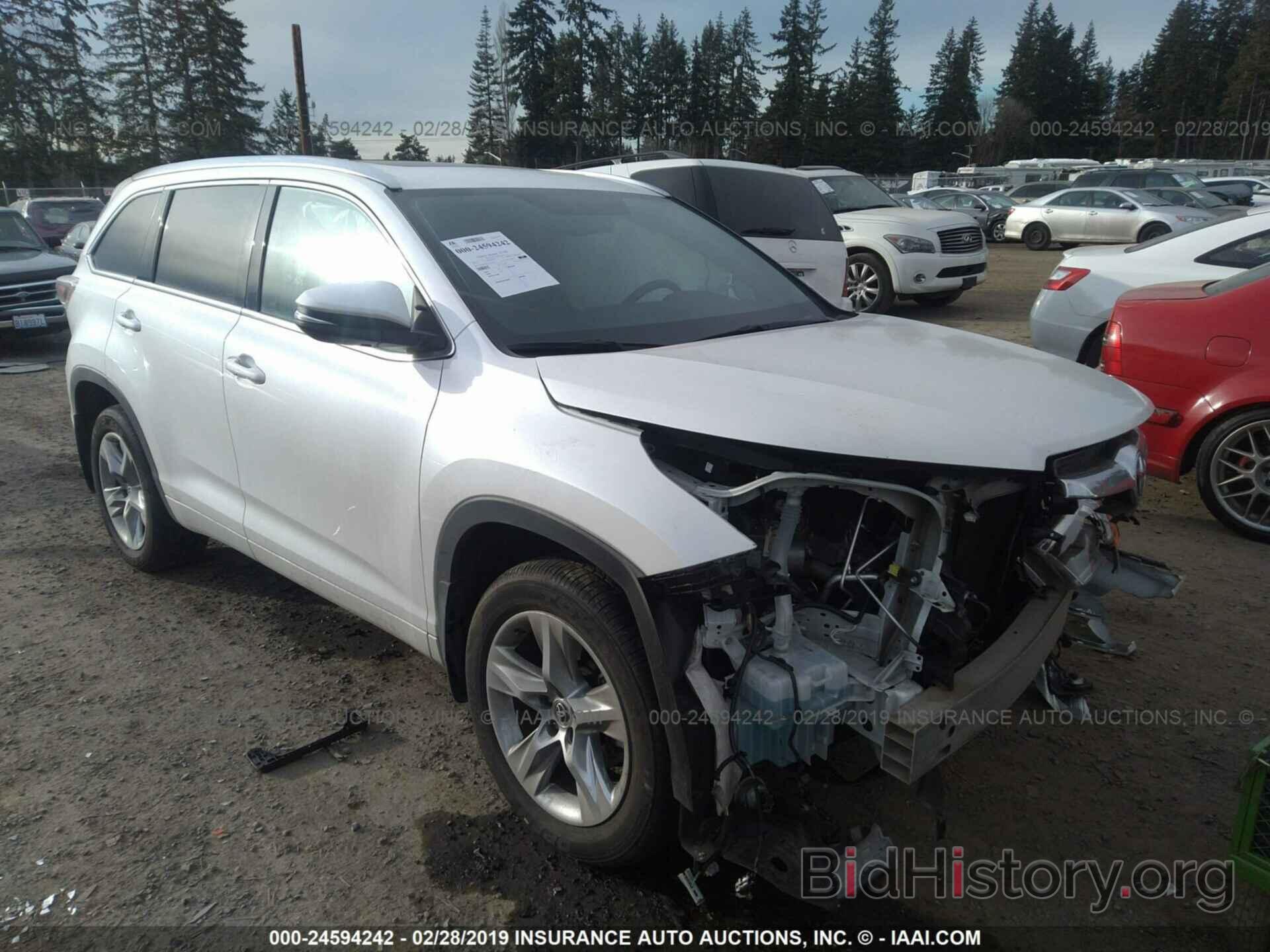 Photo 5TDDKRFH9GS334158 - TOYOTA HIGHLANDER 2016