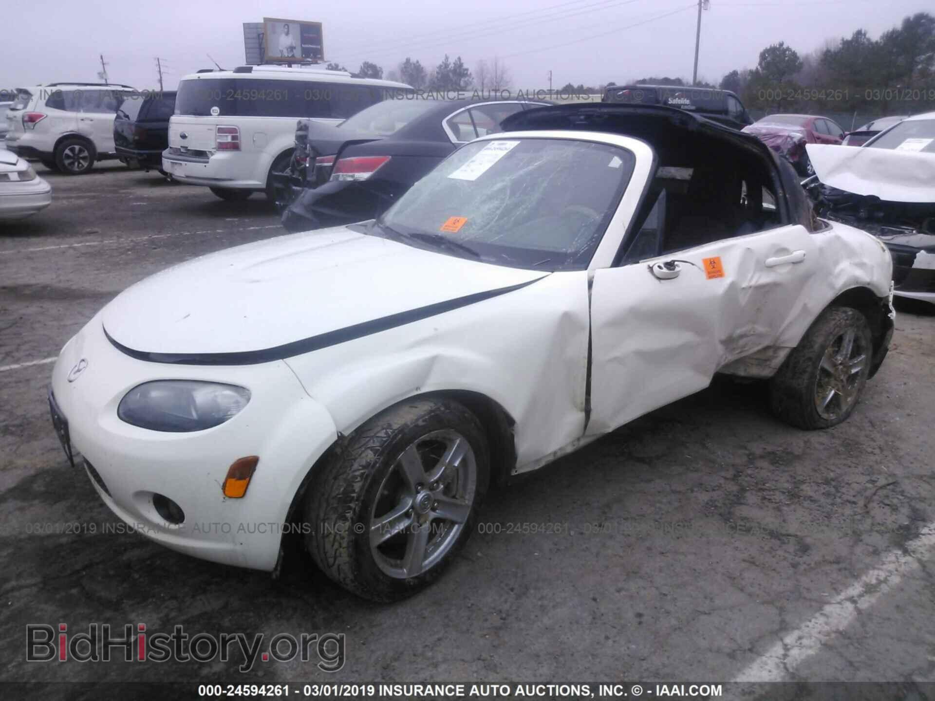 2006 MAZDA MX-5 MIATA - VIN: JM1NC25F760108520 - Фото 2