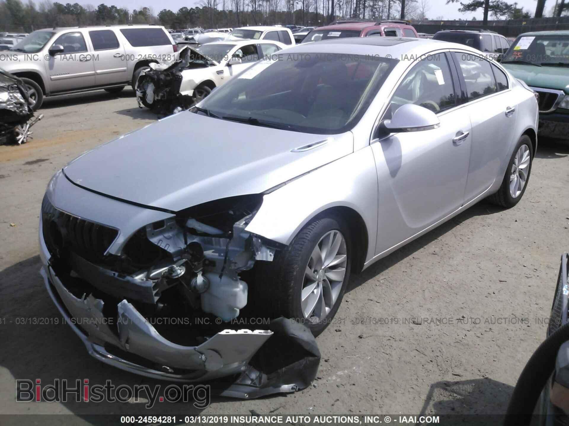 2014 BUICK REGAL - VIN: 2G4GN5EX1E9269149 - Фото 2