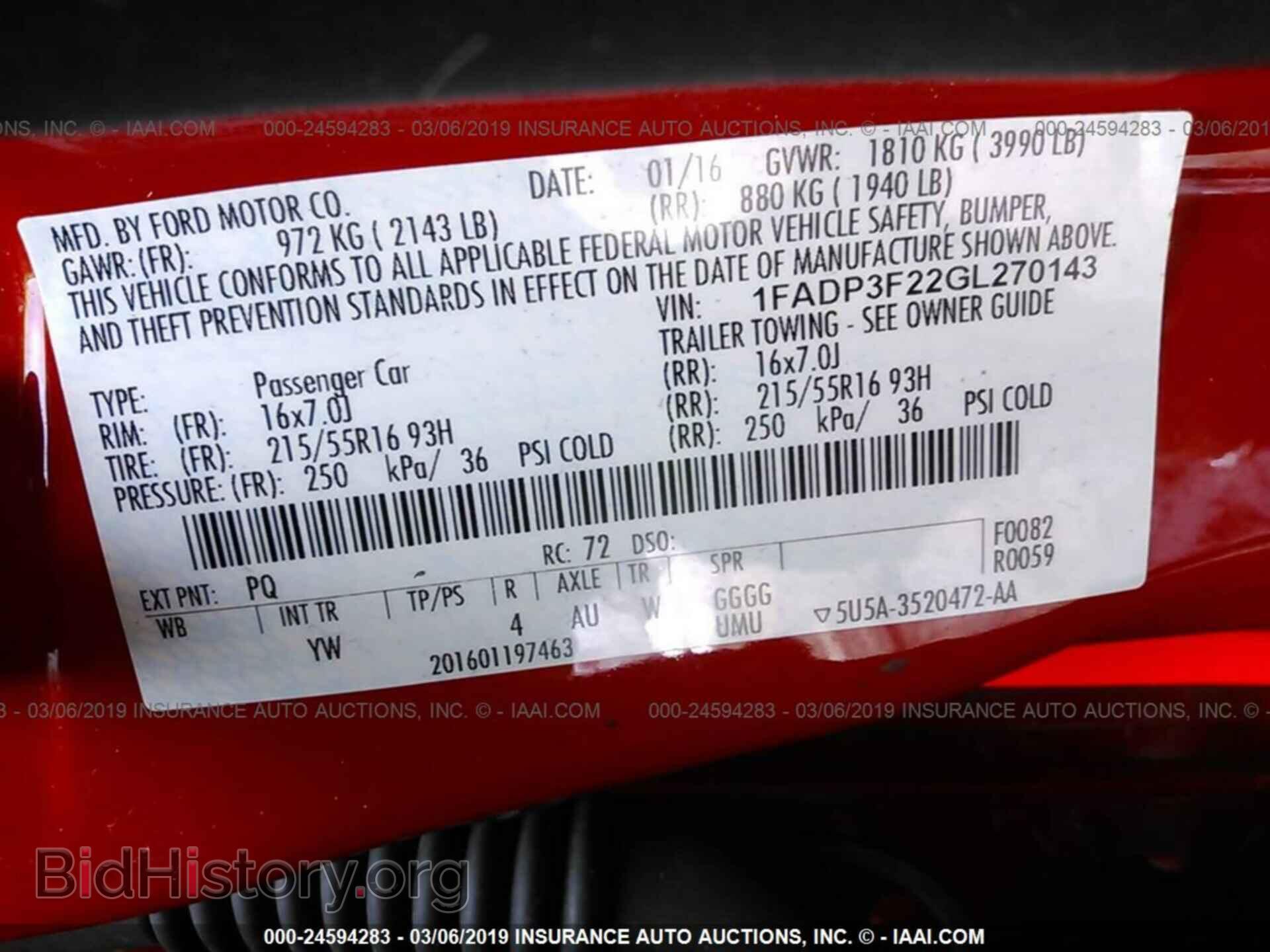 2016 FORD FOCUS - VIN: 1FADP3F22GL270143 - Photo 9