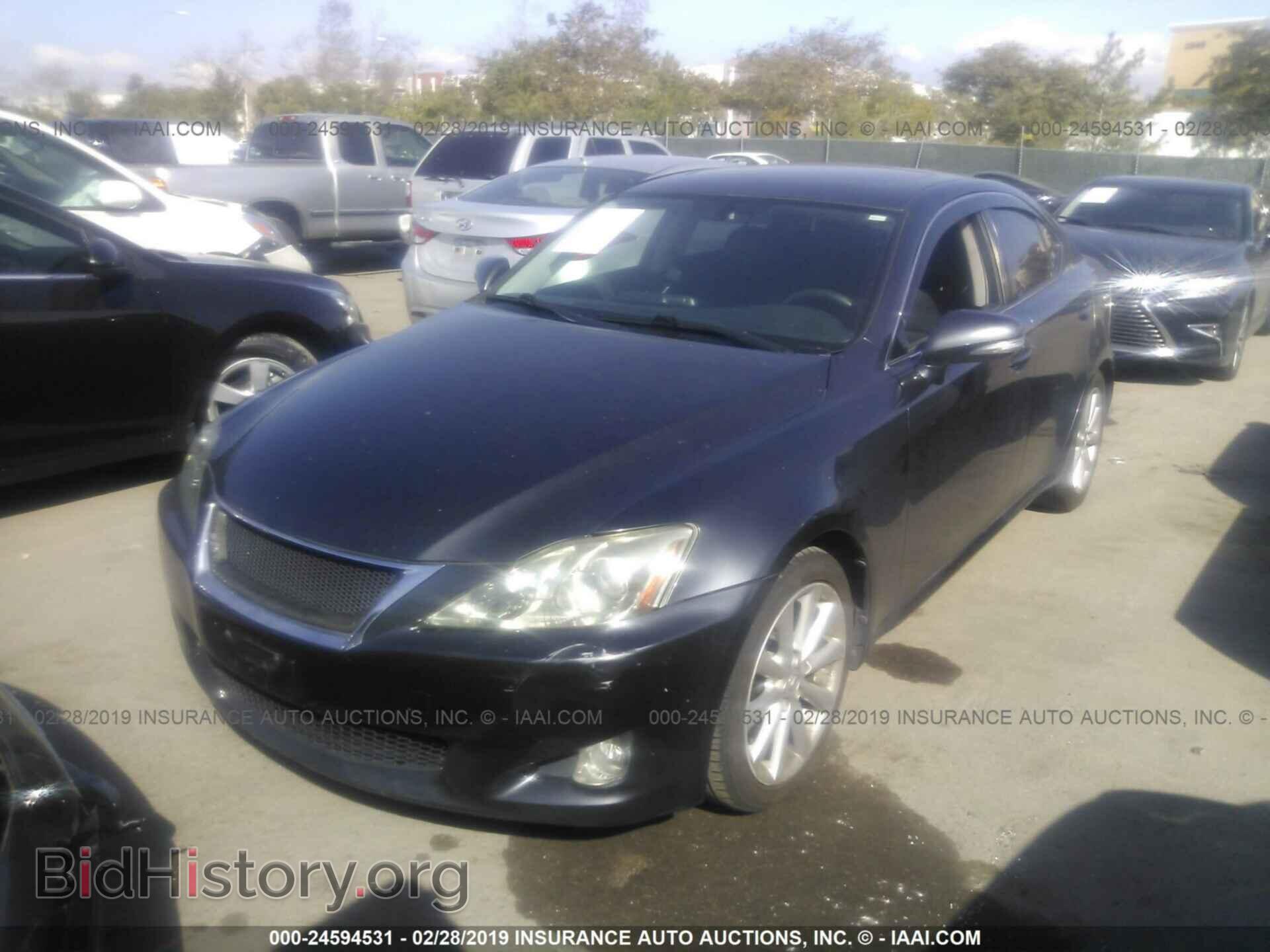2009 LEXUS IS - VIN: JTHBK262495102553 - Фото 2
