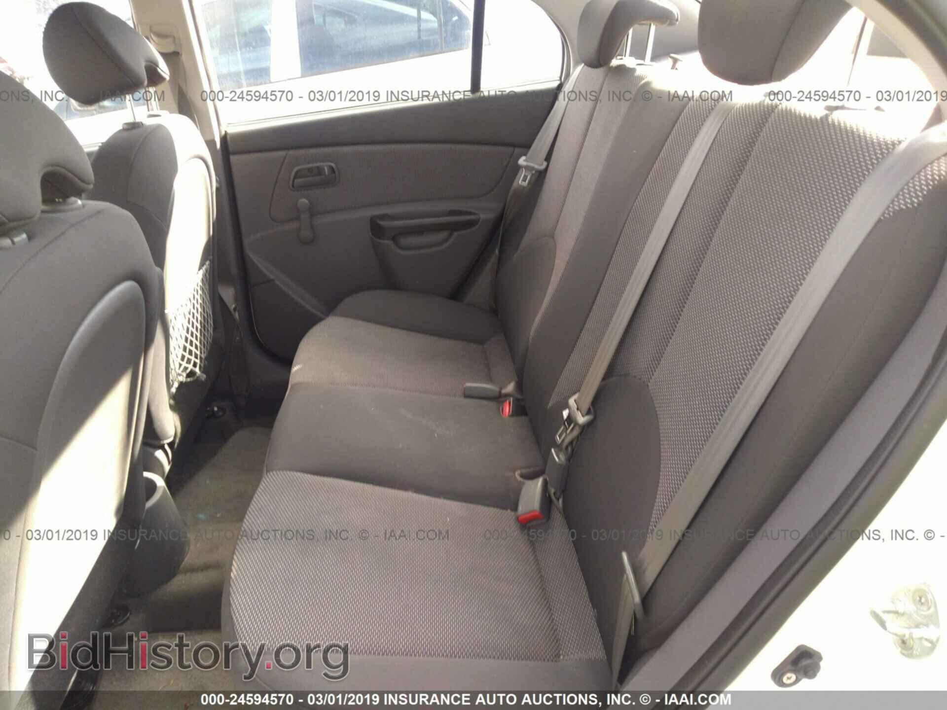 2011 KIA RIO - VIN: KNADH4A36B6848875 - Фото 8