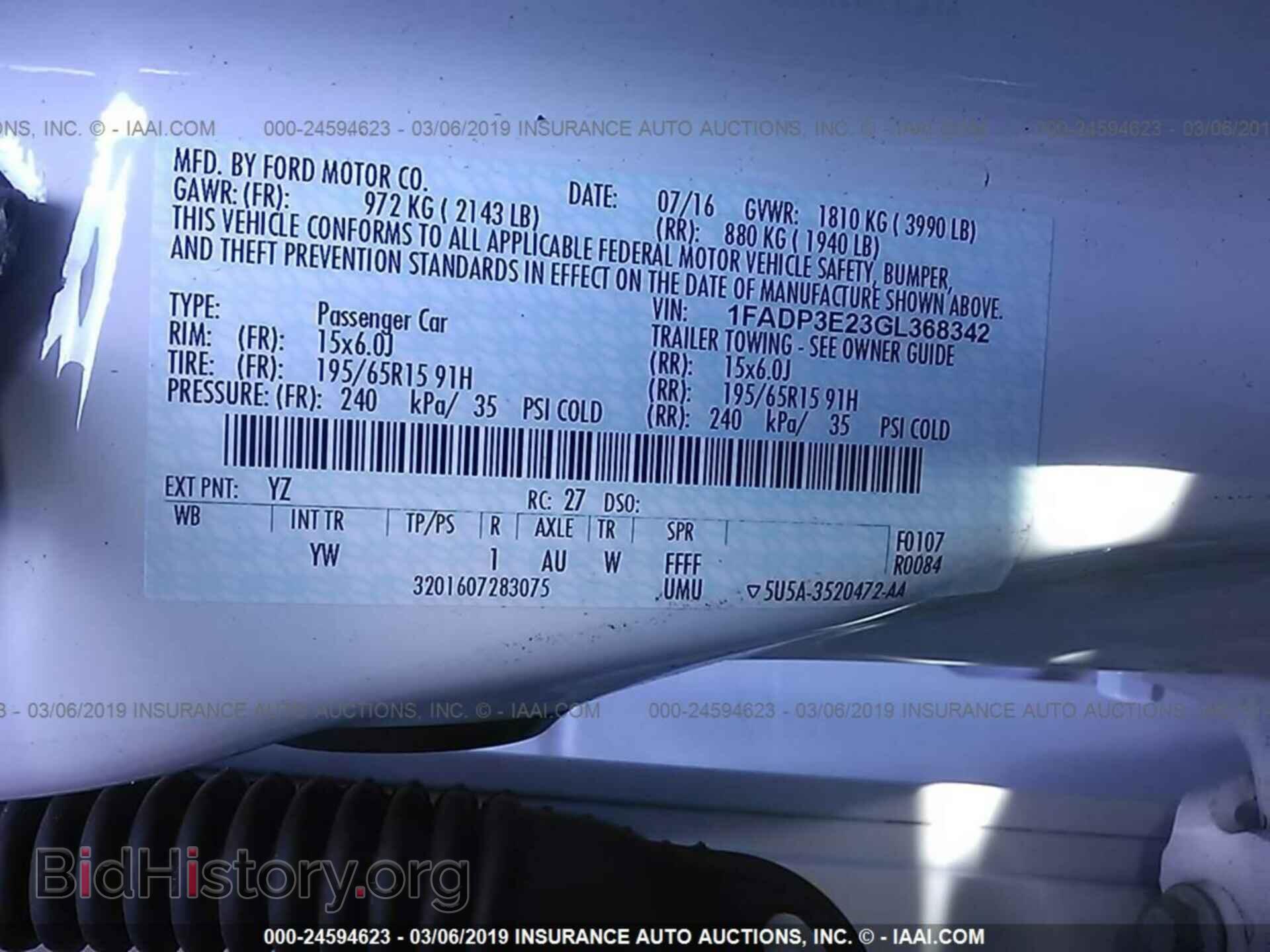 2016 FORD FOCUS - VIN: 1FADP3E23GL368342 - Photo 9