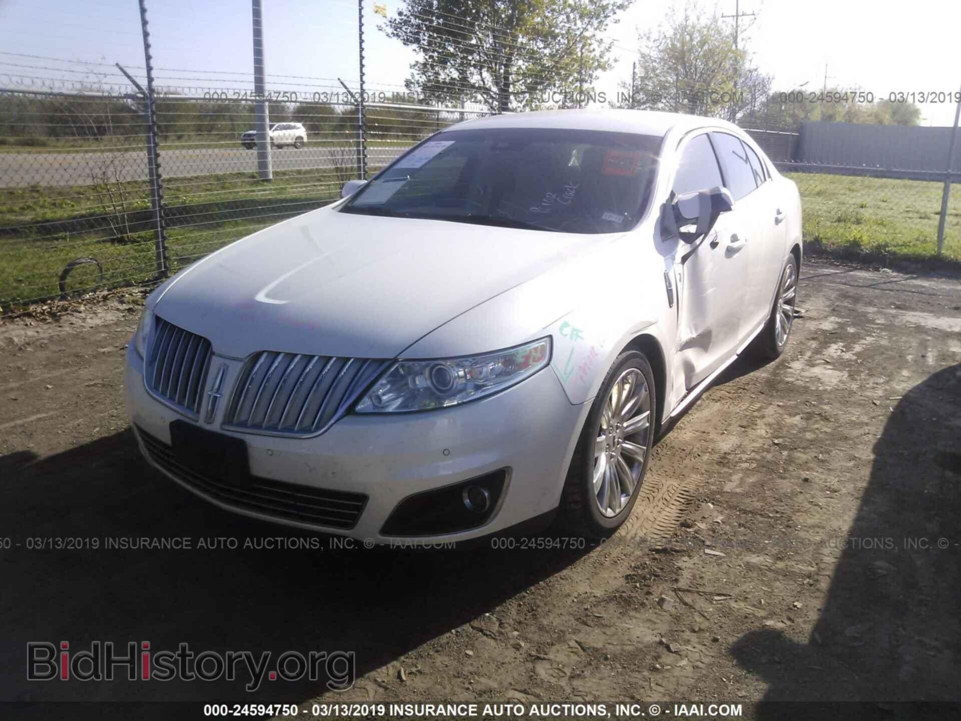2012 LINCOLN MKS - VIN: 1LNHL9DR8CG801189 - Фото 2