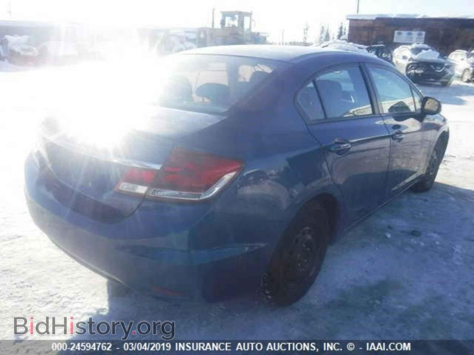 2013 HONDA CIVIC - VIN: 2HGFB2F54DH544877 - Фото 4