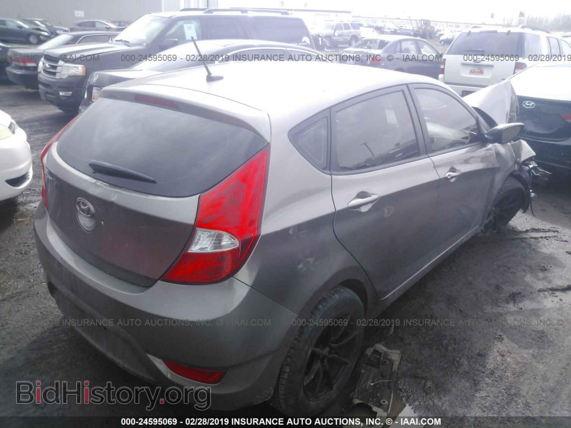 2014 HYUNDAI ACCENT - VIN: KMHCT5AE7EU155670 - Фото 4