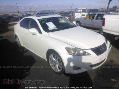 2006 Lexus IS 250, белый — VIN JTHBK262465012279, IAAI