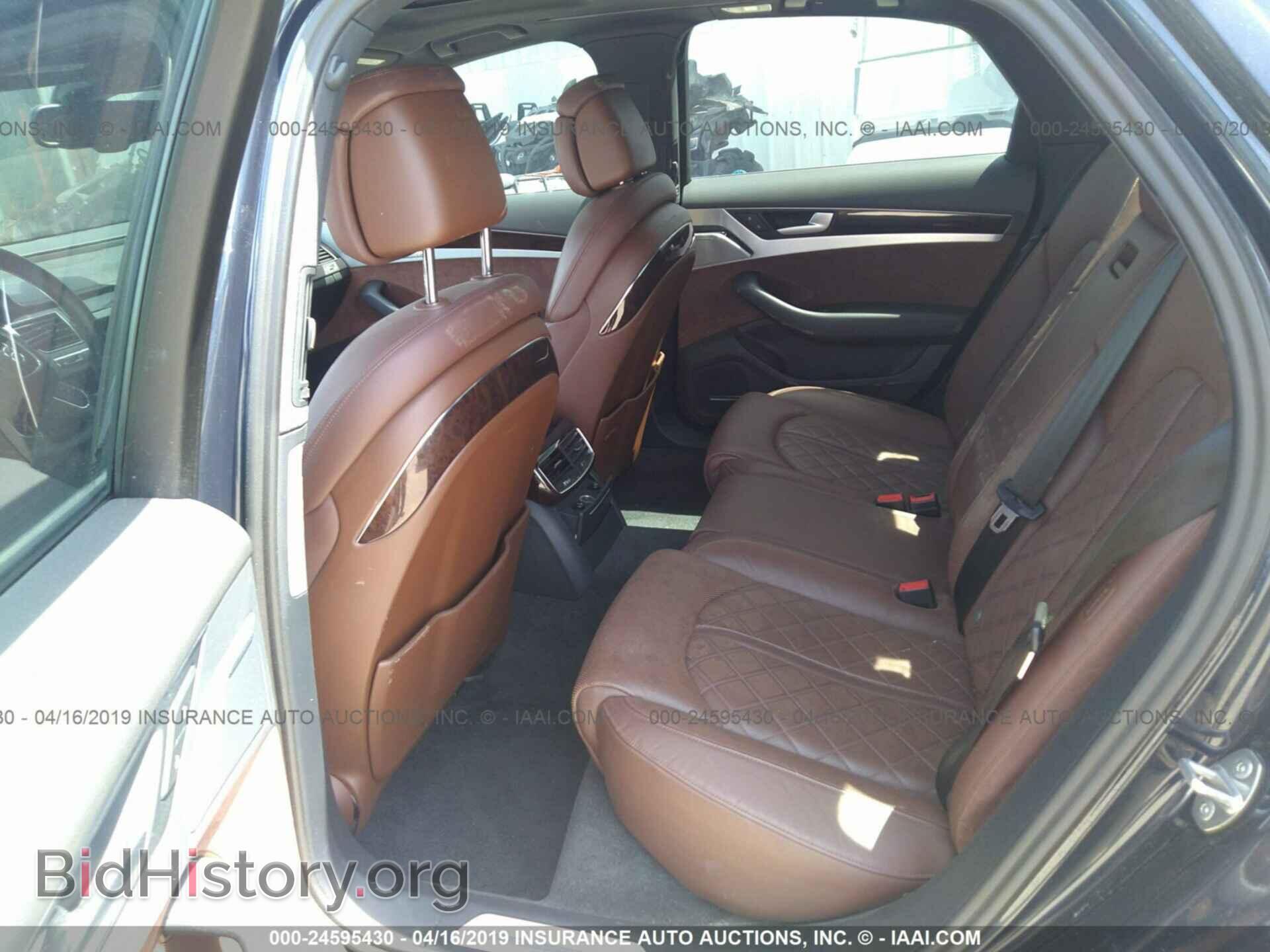 2013 AUDI A8 - VIN: WAUAGAFD0DN032680 - Фото 8
