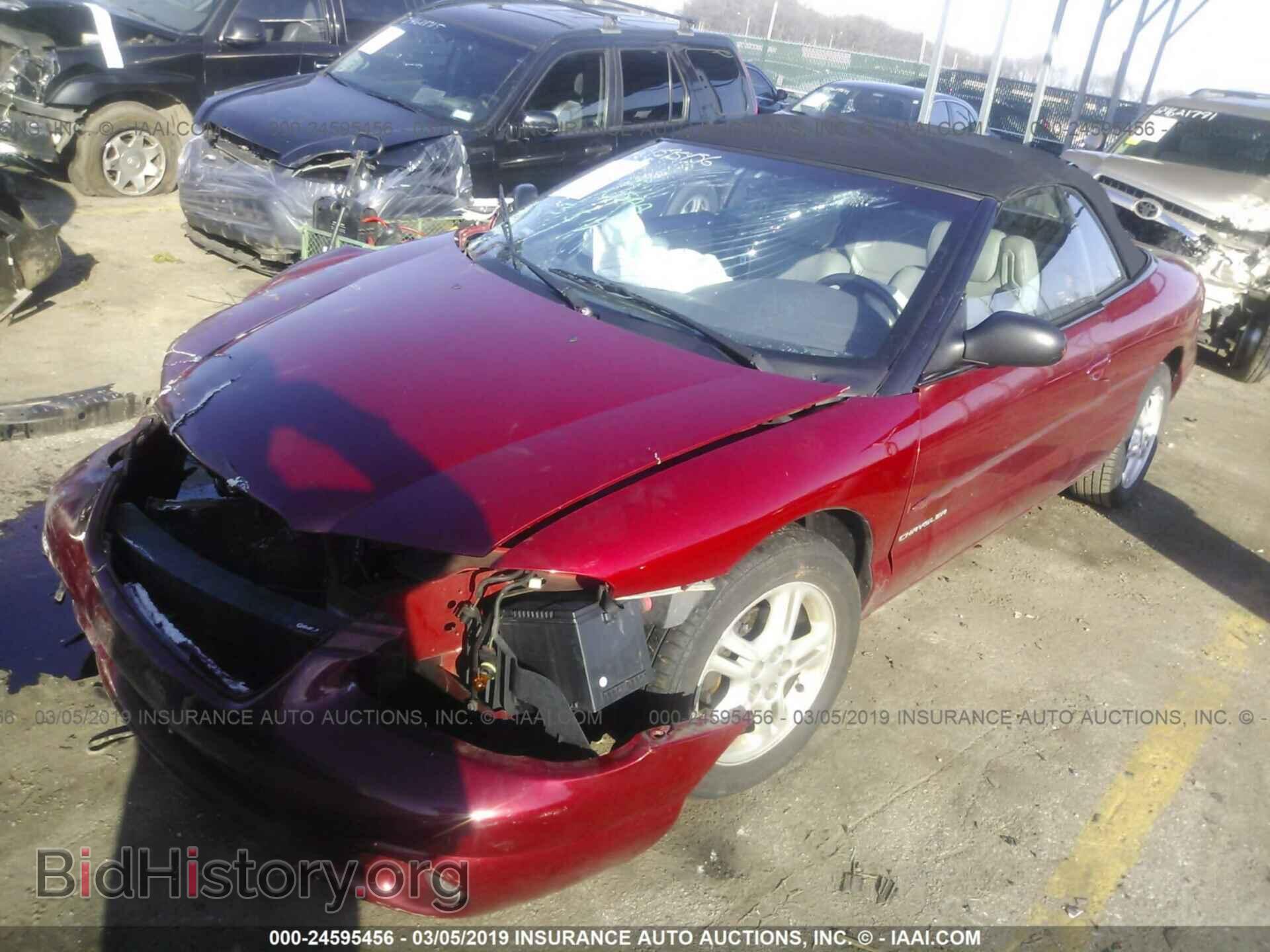 1996 CHRYSLER SEBRING - VIN: 3C3EL55H0TT308628 - Фото 2