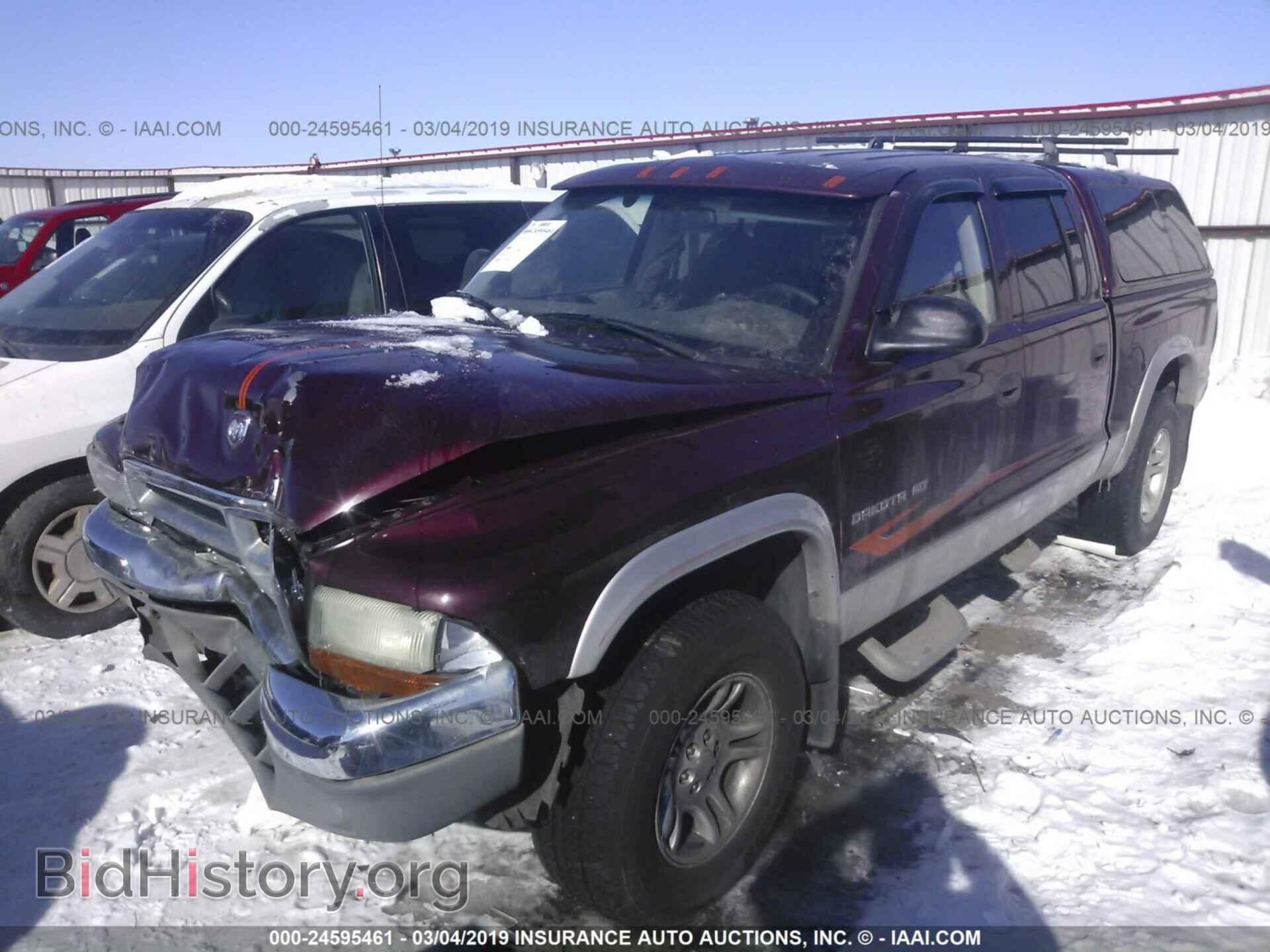 2001 DODGE DAKOTA - VIN: 1B7GG2AN51S222832 - Фото 2
