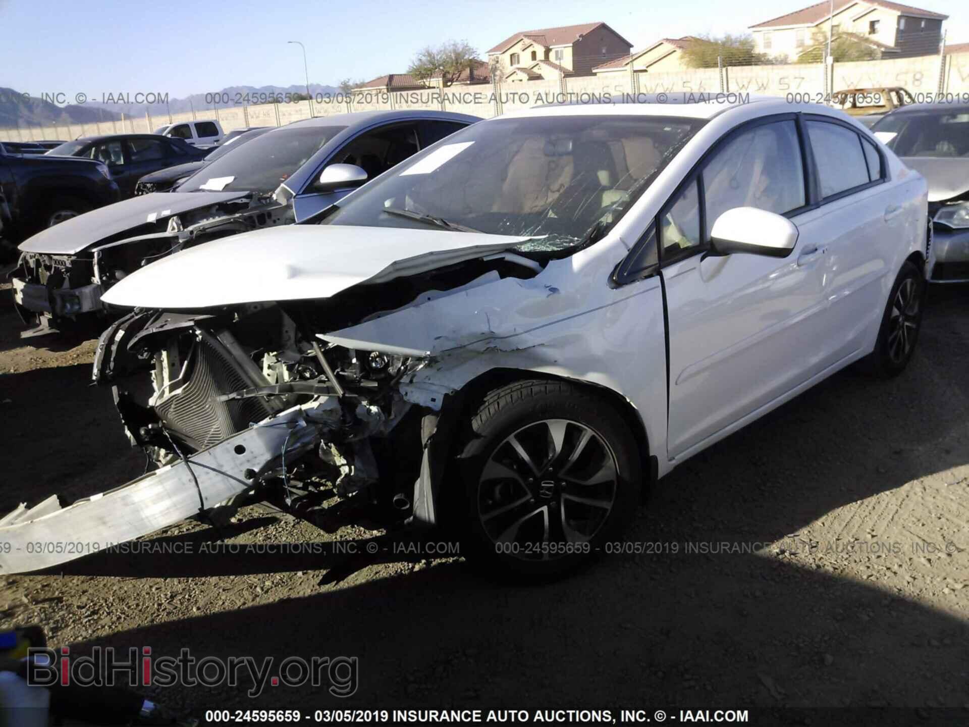 2014 HONDA CIVIC - VIN: 2HGFB2F81EH526817 - Фото 2
