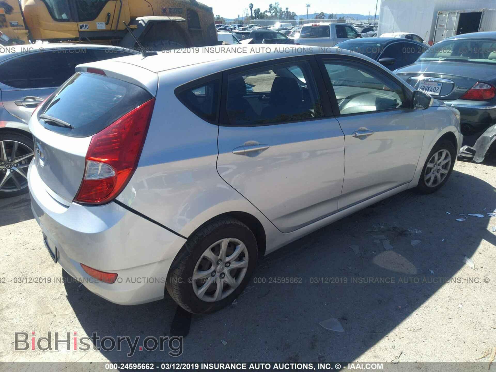 2012 HYUNDAI ACCENT - VIN: KMHCT5AE8CU001899 - Фото 4