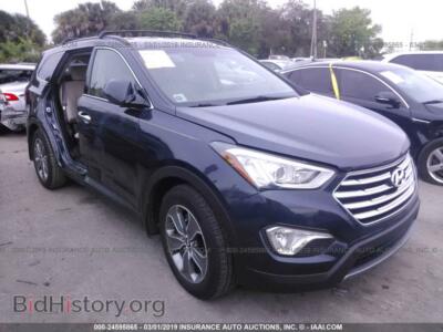 2014 Hyundai SANTA FE GLS/Limited, синий — VIN KM8SM4HF4EU041725, IAAI