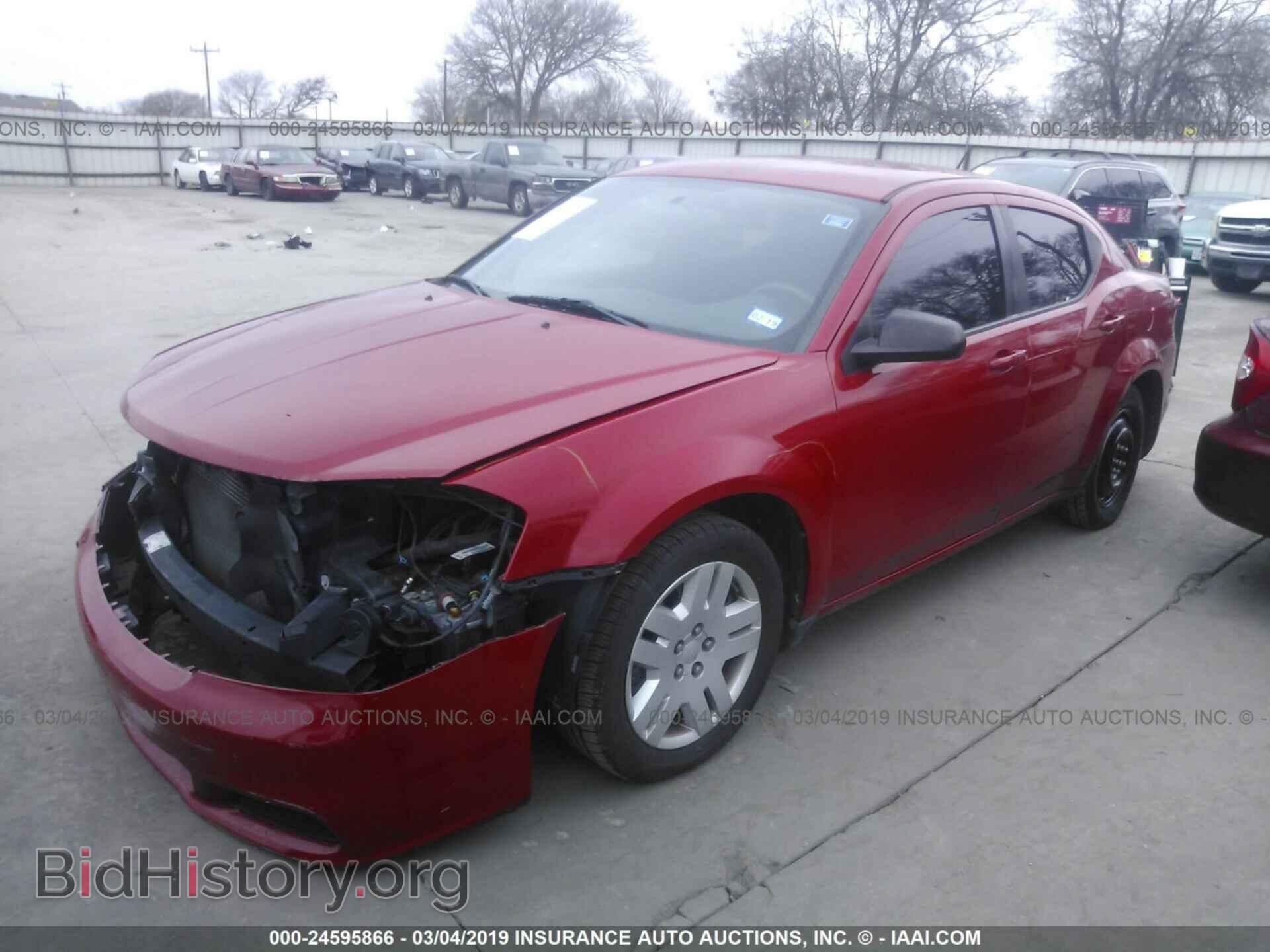 2014 DODGE AVENGER - VIN: 1C3CDZAB2EN168906 - Фото 2