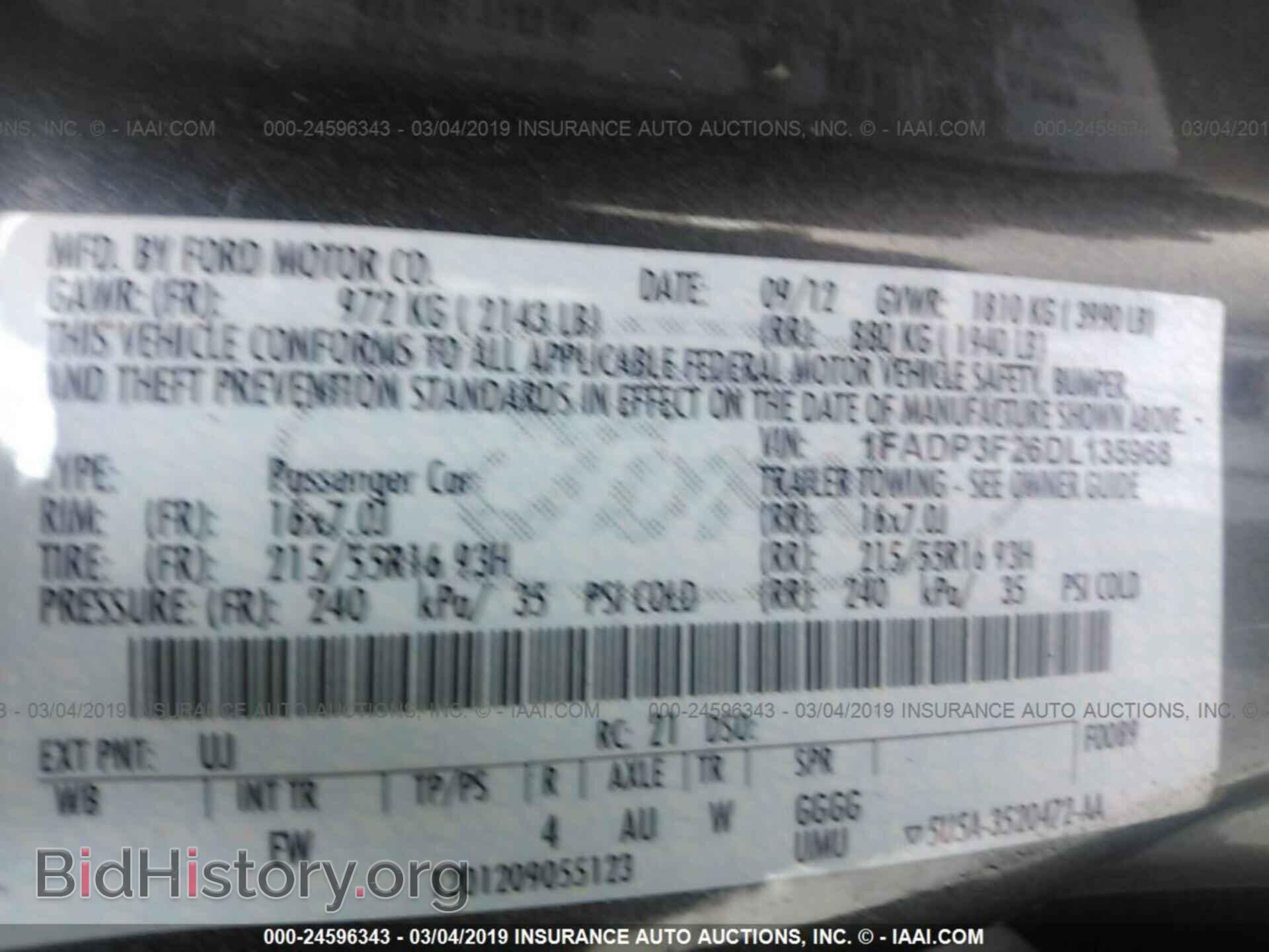 2013 FORD FOCUS - VIN: 1FADP3F26DL135968 - Photo 9