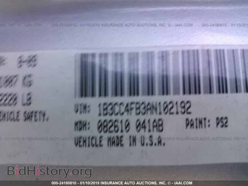 2010 Dodge AVENGER (VIN 1B3CC4FB3AN102192) — photo 9 of 10