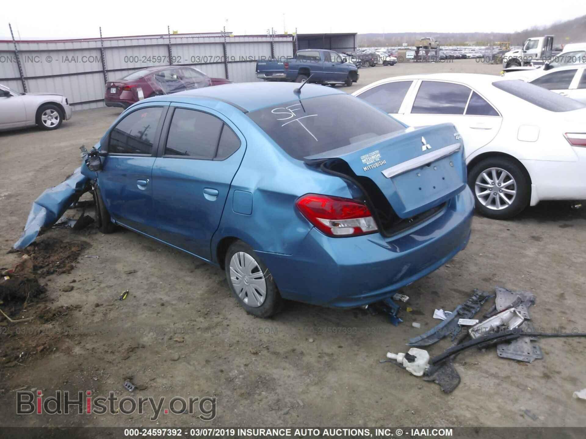 2017 MITSUBISHI MIRAGE - VIN: ML32F3FJ4HH000687 - Фото 3