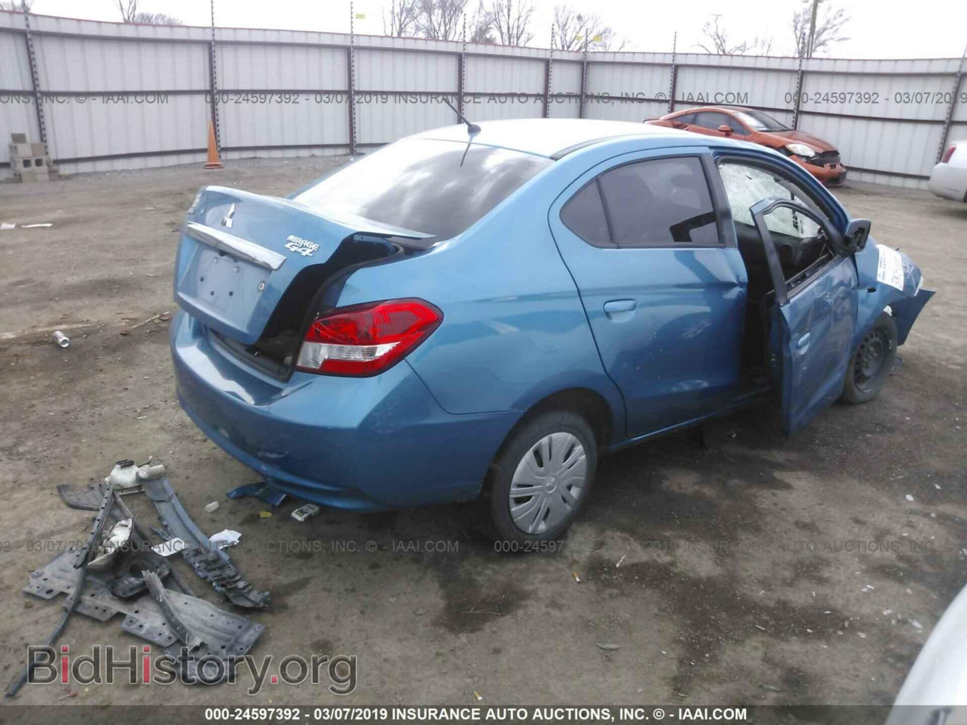 2017 MITSUBISHI MIRAGE - VIN: ML32F3FJ4HH000687 - Фото 4