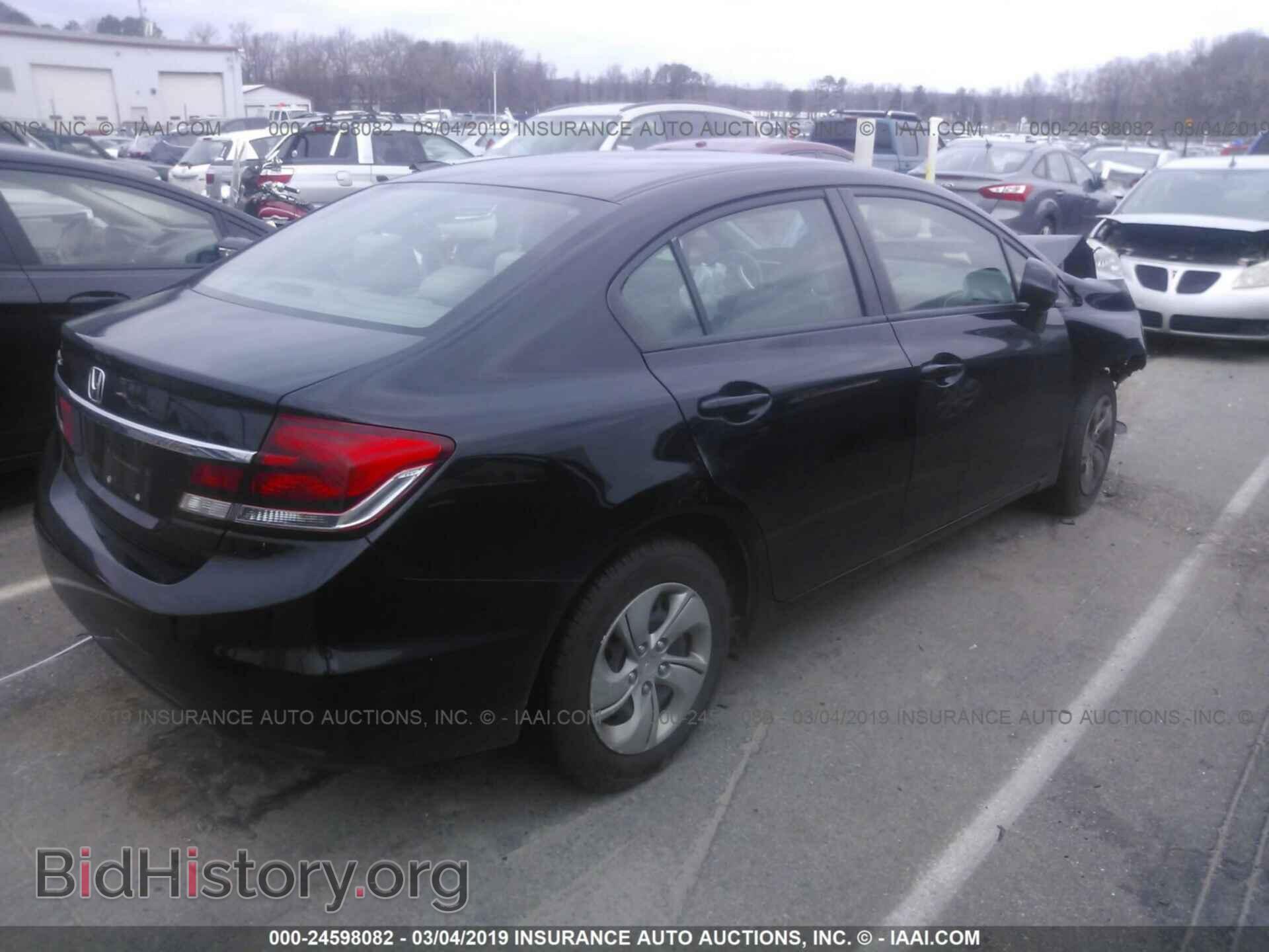 2013 HONDA CIVIC - VIN: 19XFB2F57DE245023 - Фото 4