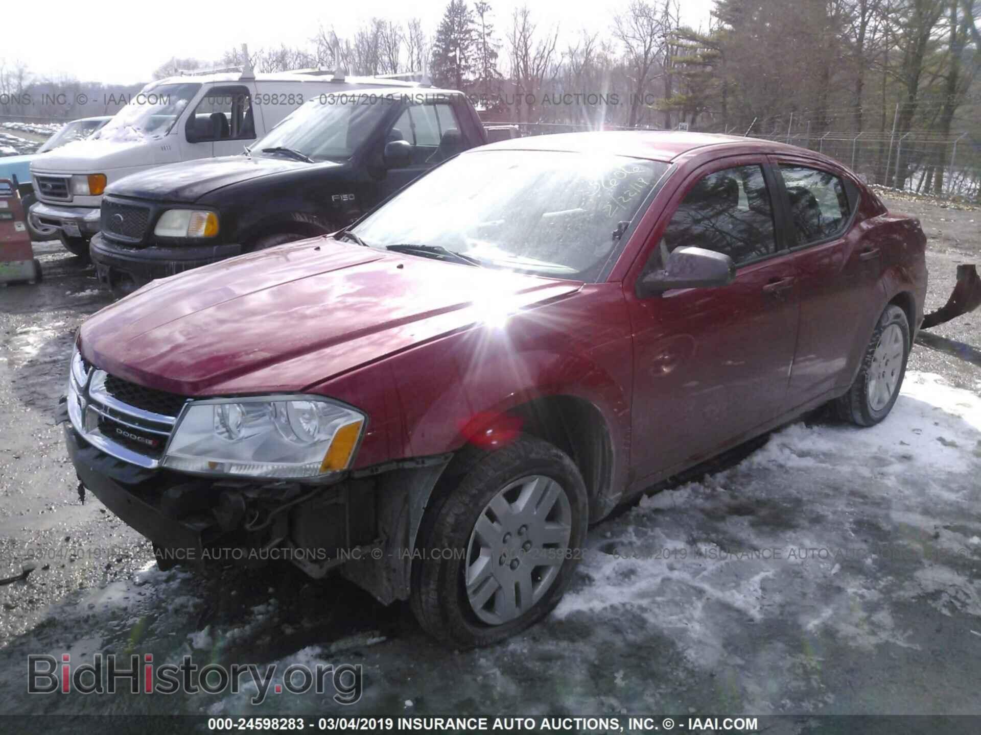 2012 DODGE AVENGER - VIN: 1C3CDZAB1CN311258 - Фото 2