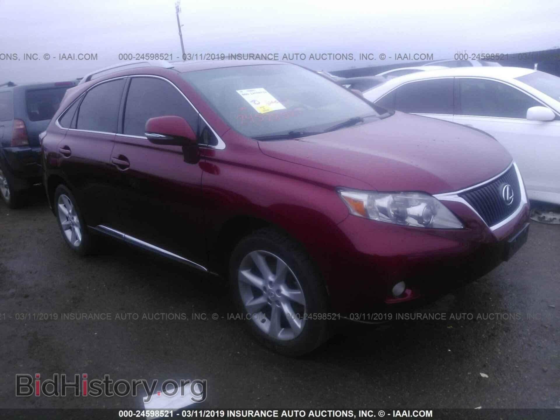 Photo 2T2ZK1BA8BC045754 - LEXUS RX 2011
