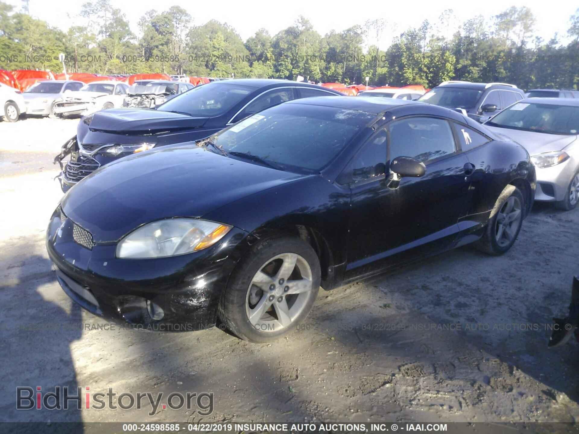 2007 MITSUBISHI ECLIPSE - VIN: 4A3AK24F17E065362 - Фото 2