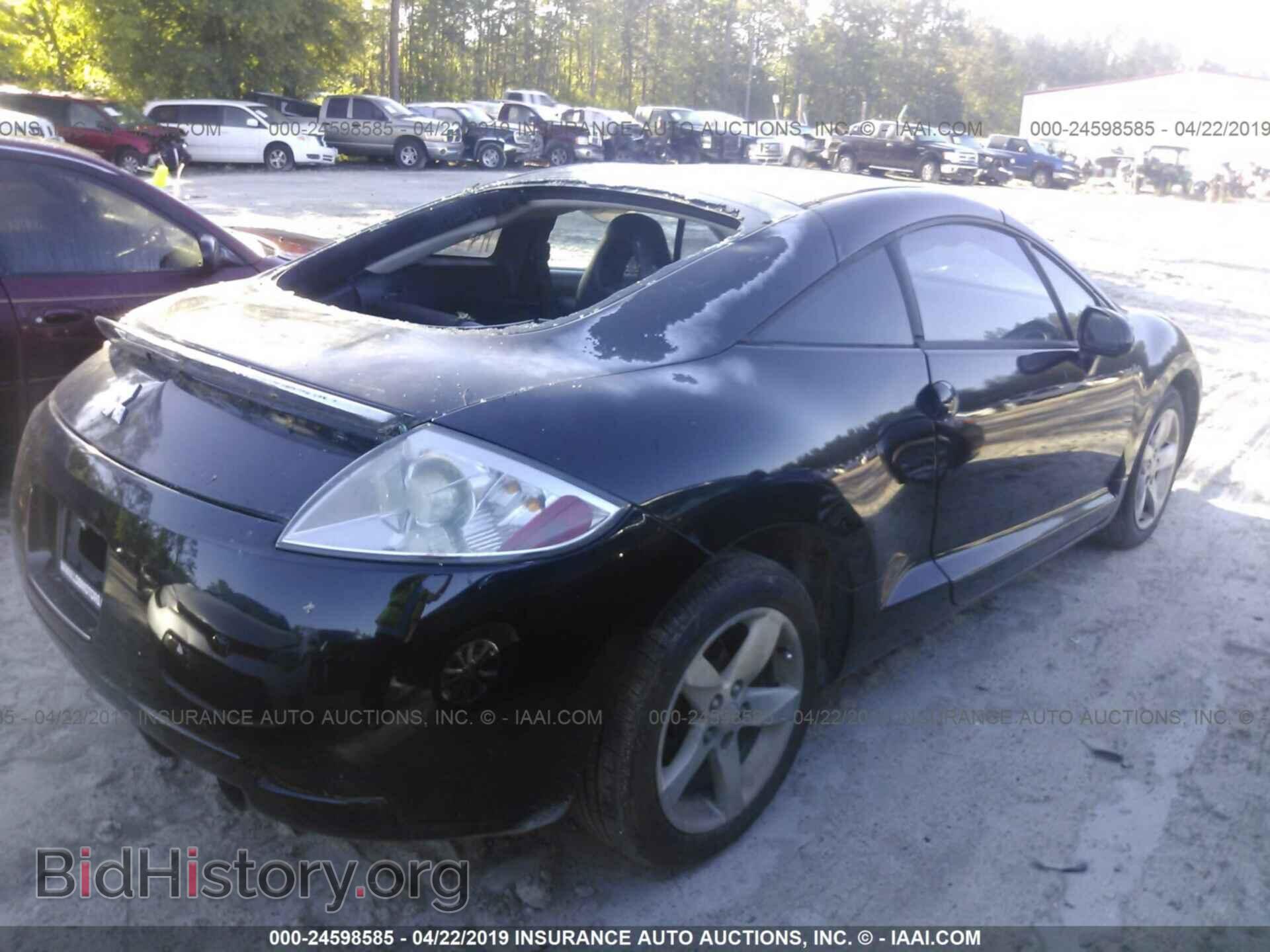 2007 MITSUBISHI ECLIPSE - VIN: 4A3AK24F17E065362 - Фото 4