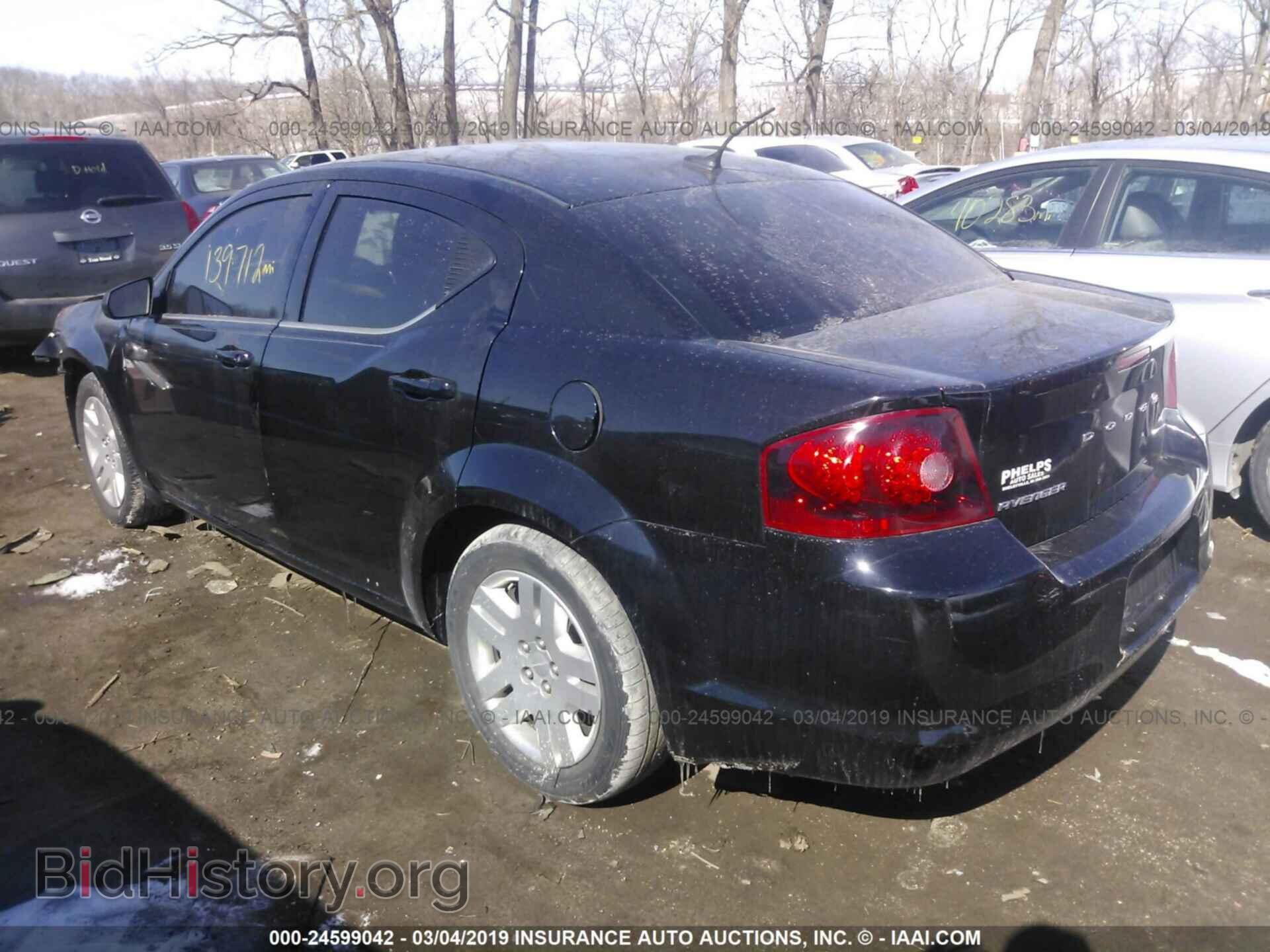 2012 DODGE AVENGER - VIN: 1C3CDZAB9CN211604 - Фото 3