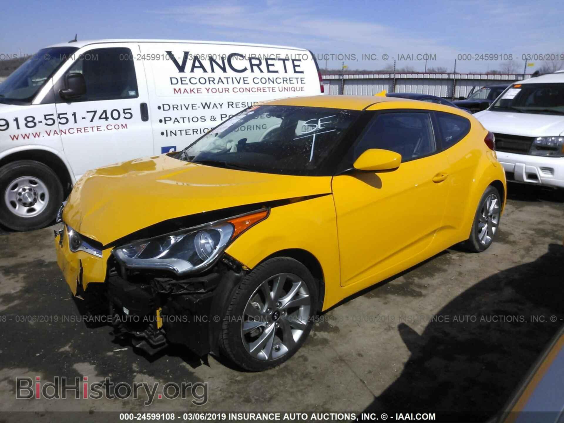 2016 HYUNDAI VELOSTER - VIN: KMHTC6AD3GU296431 - Фото 2