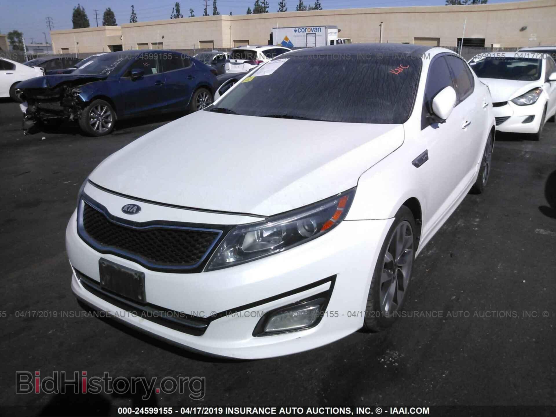 2015 KIA OPTIMA - VIN: 5XXGR4A61FG442954 - Фото 2