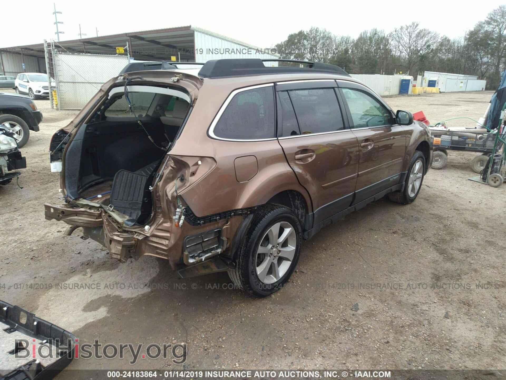 2013 SUBARU OUTBACK - VIN: 4S4BRCKC0D3215000 - Фото 4
