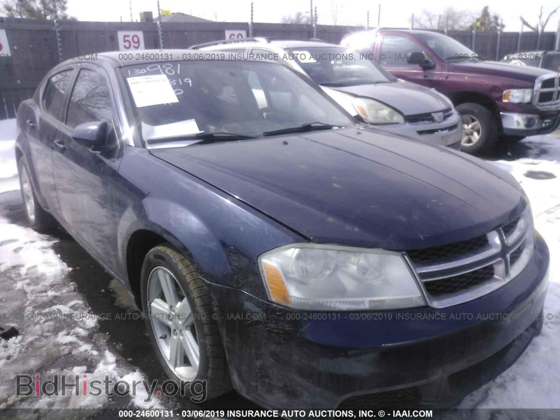 Фотография 1C3CDZCB5CN137076 - DODGE AVENGER 2012