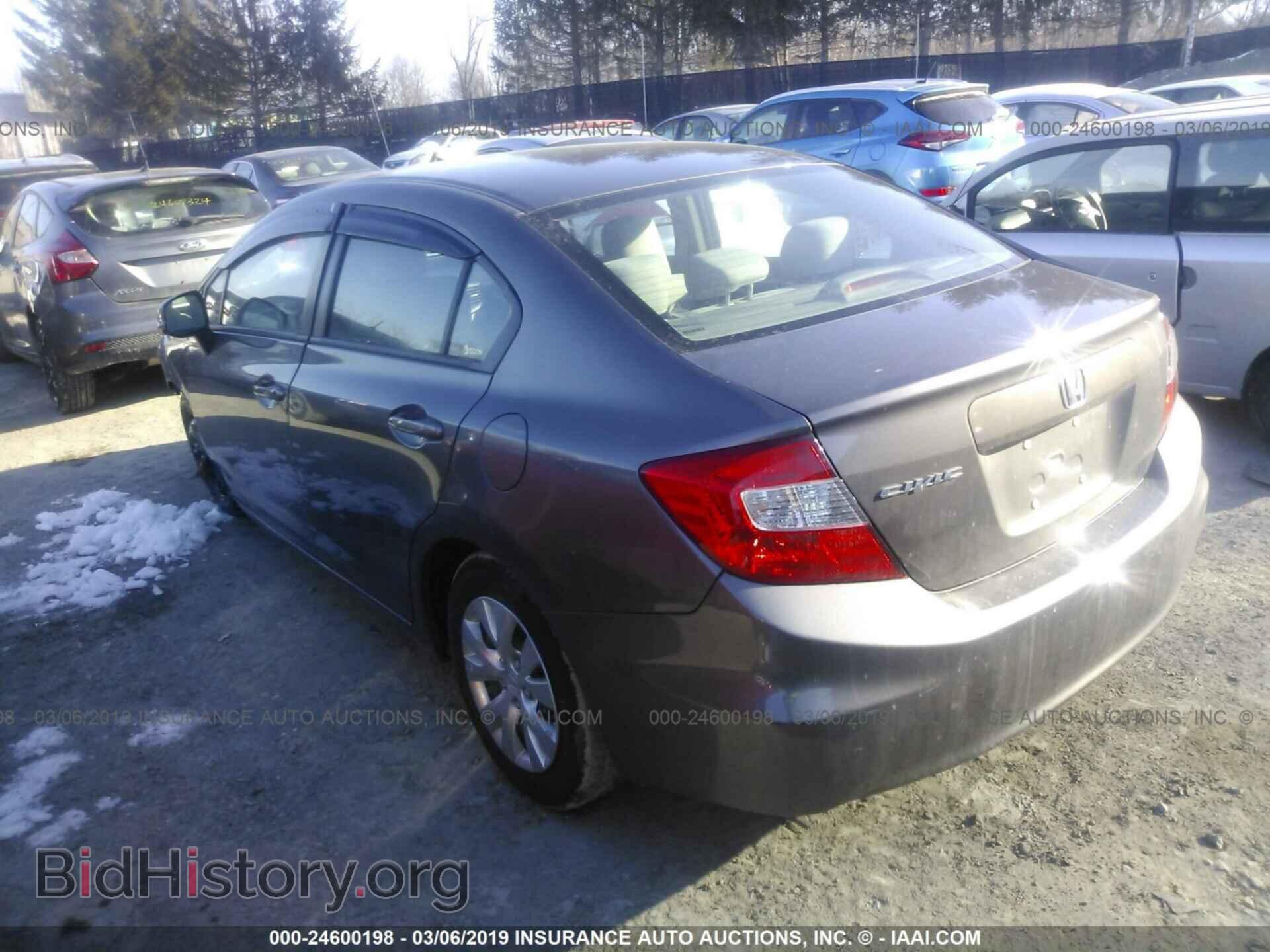 2012 HONDA CIVIC - VIN: 19XFB2F52CE391702 - Фото 3