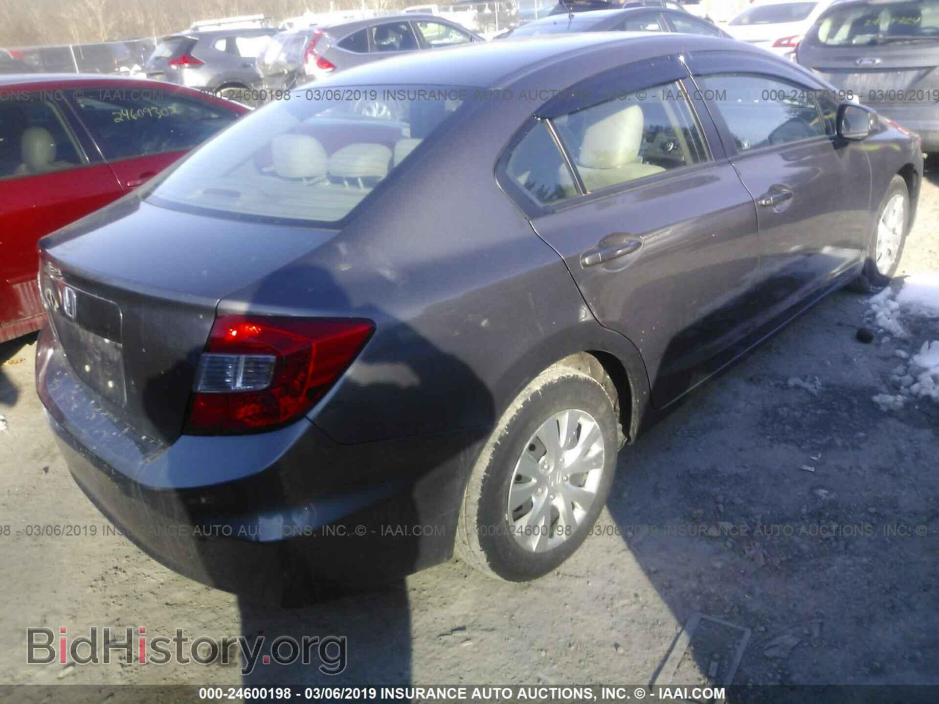 2012 HONDA CIVIC - VIN: 19XFB2F52CE391702 - Фото 4